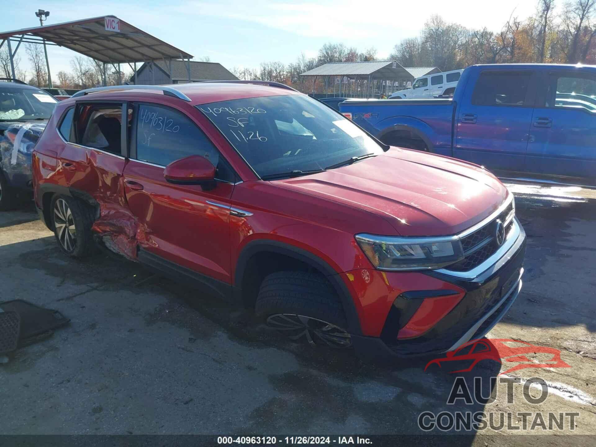 VOLKSWAGEN TAOS 2022 - 3VVRX7B24NM013155