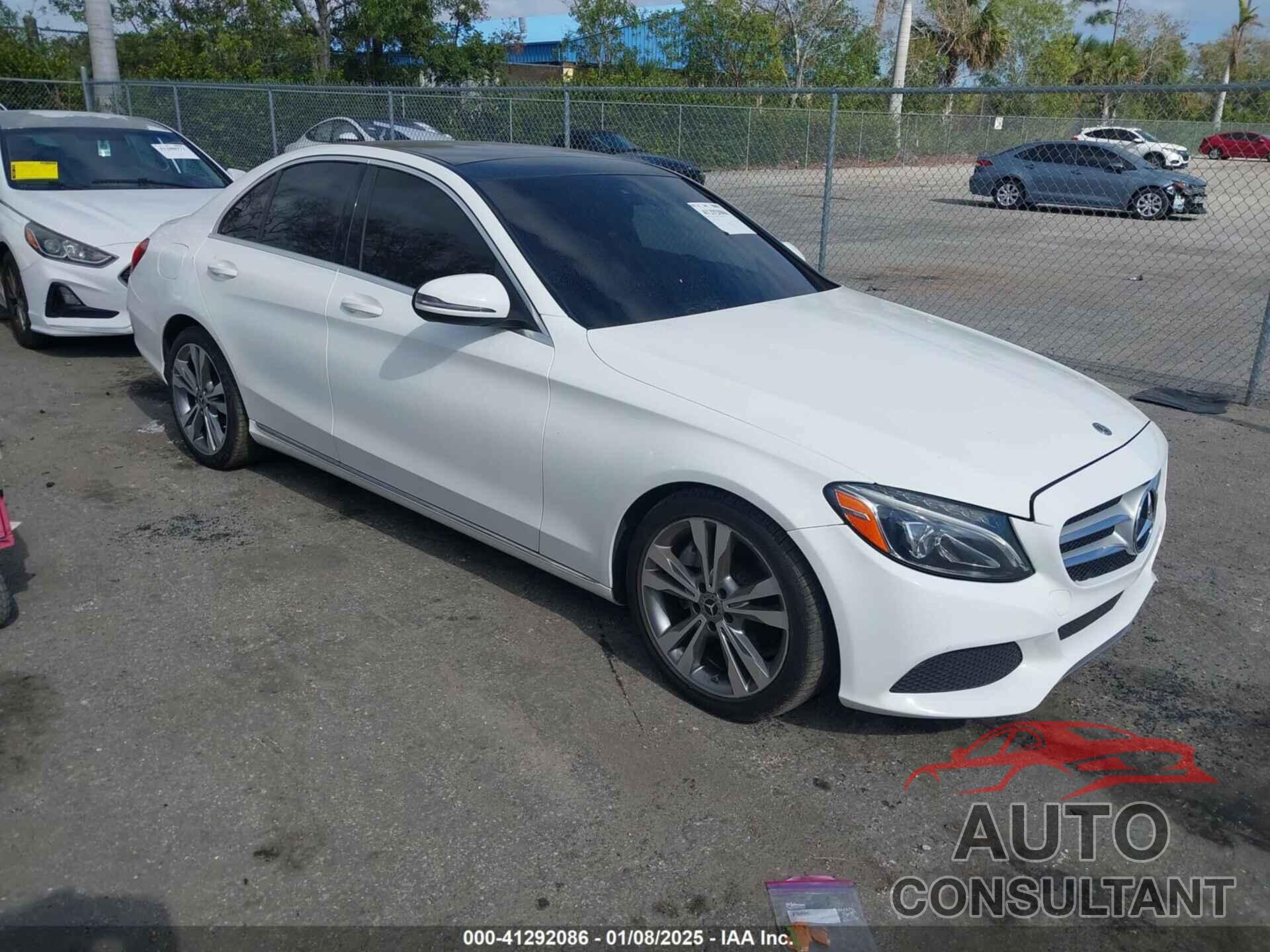 MERCEDES-BENZ C 300 2018 - WDDWF4JB4JR346877