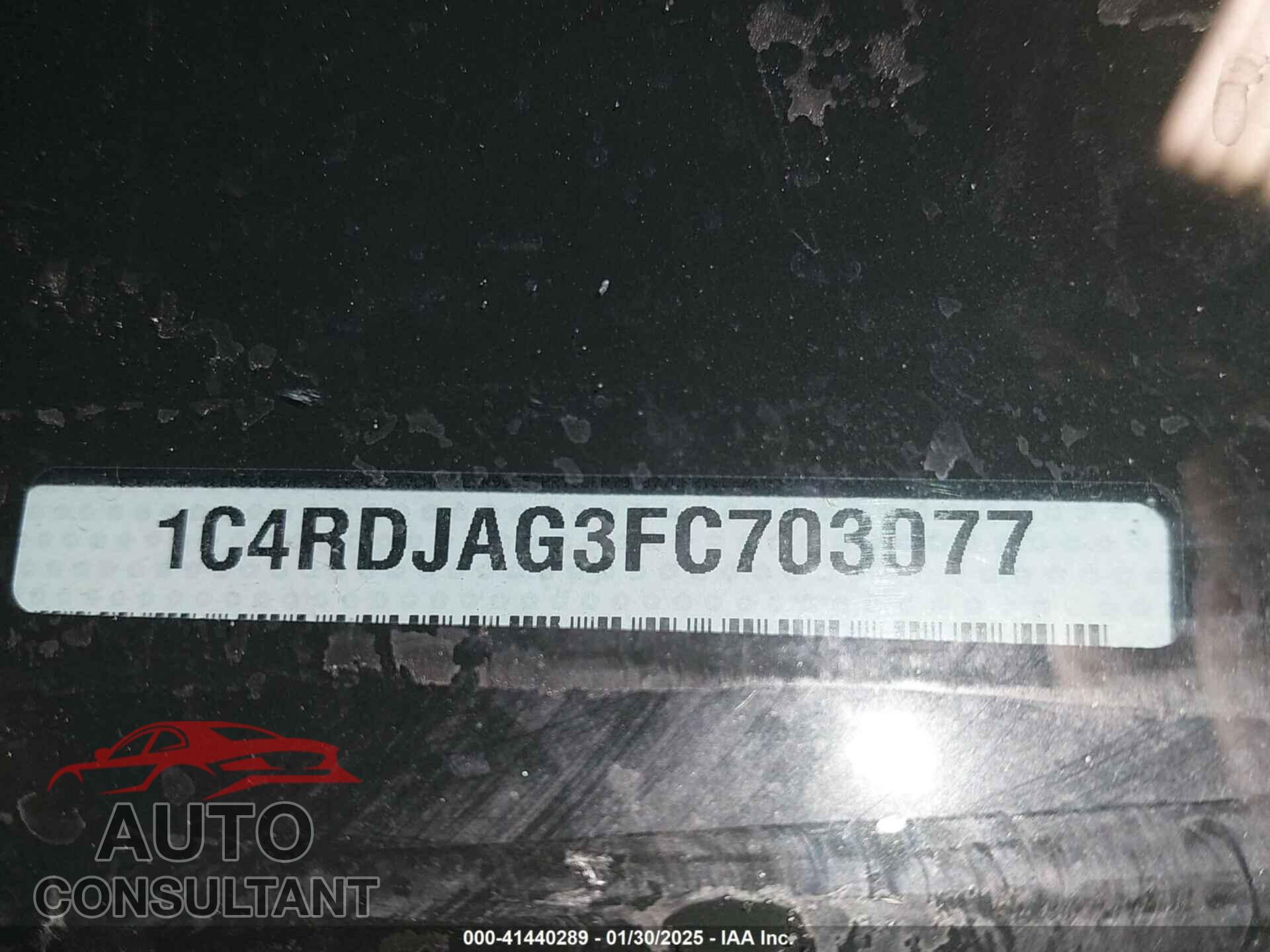 DODGE DURANGO 2015 - 1C4RDJAG3FC703077