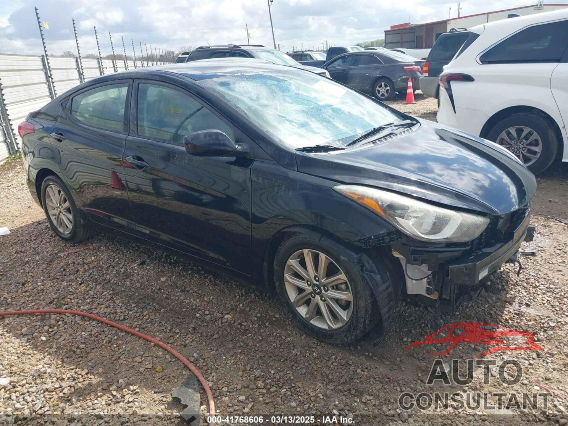 HYUNDAI ELANTRA 2016 - 5NPDH4AE3GH747665