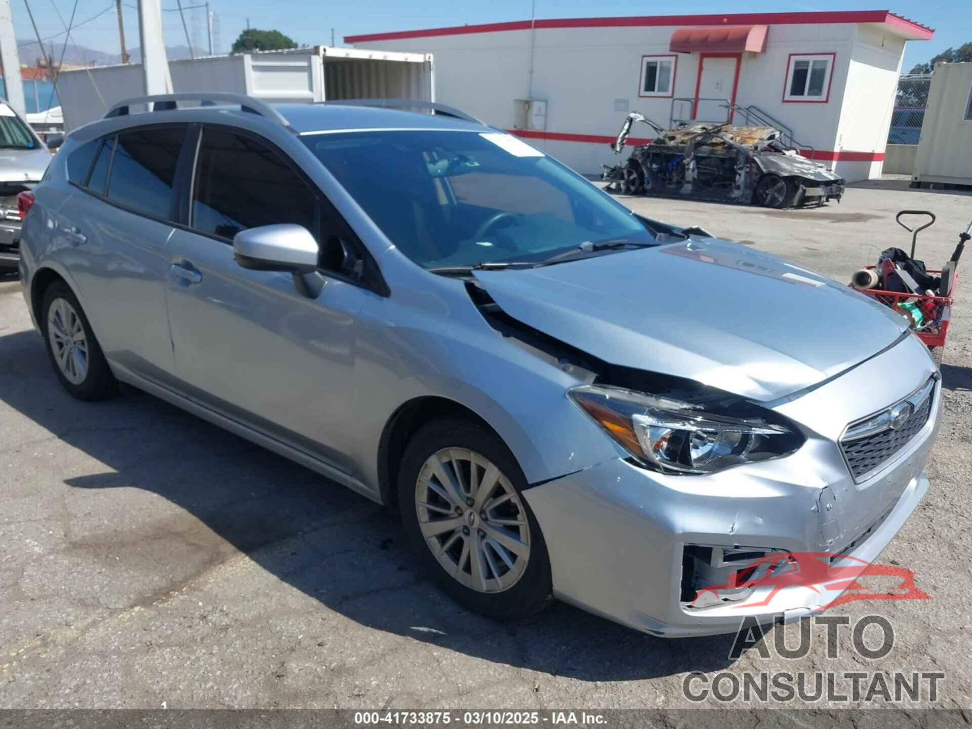 SUBARU IMPREZA 2018 - 4S3GTAB60J3720783