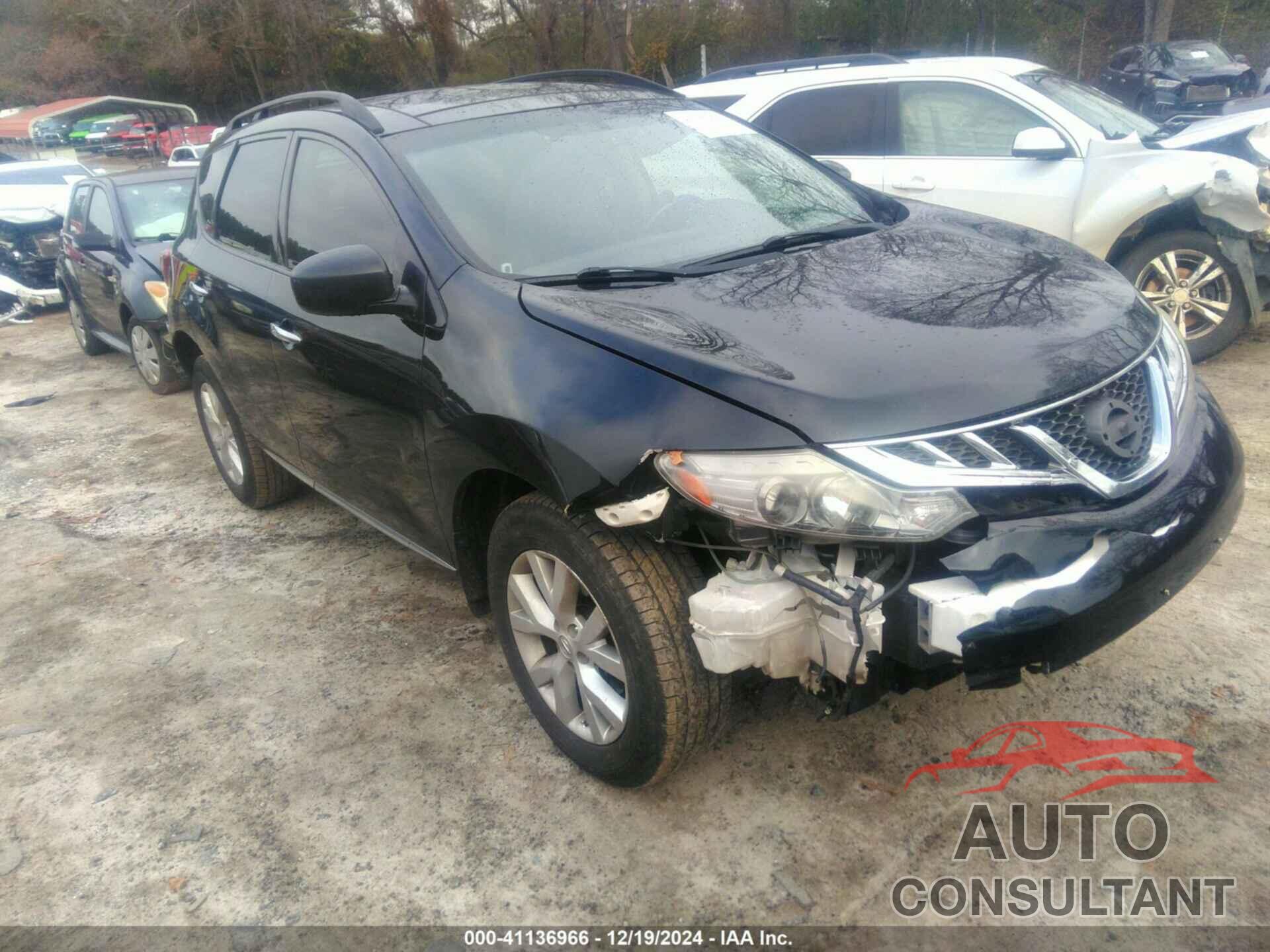 NISSAN MURANO 2012 - JN8AZ1MU0CW111814