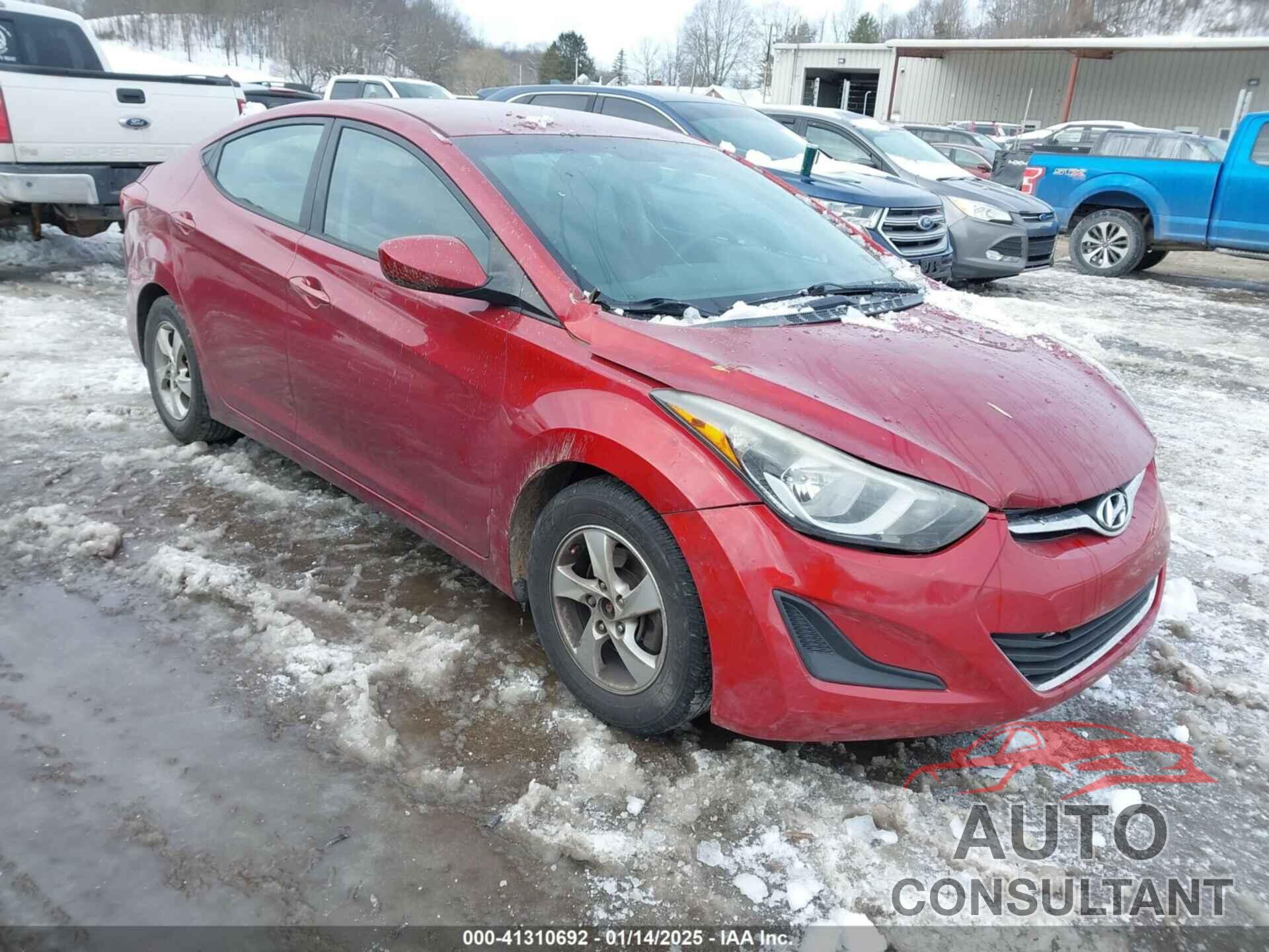 HYUNDAI ELANTRA 2014 - 5NPDH4AE4EH510308