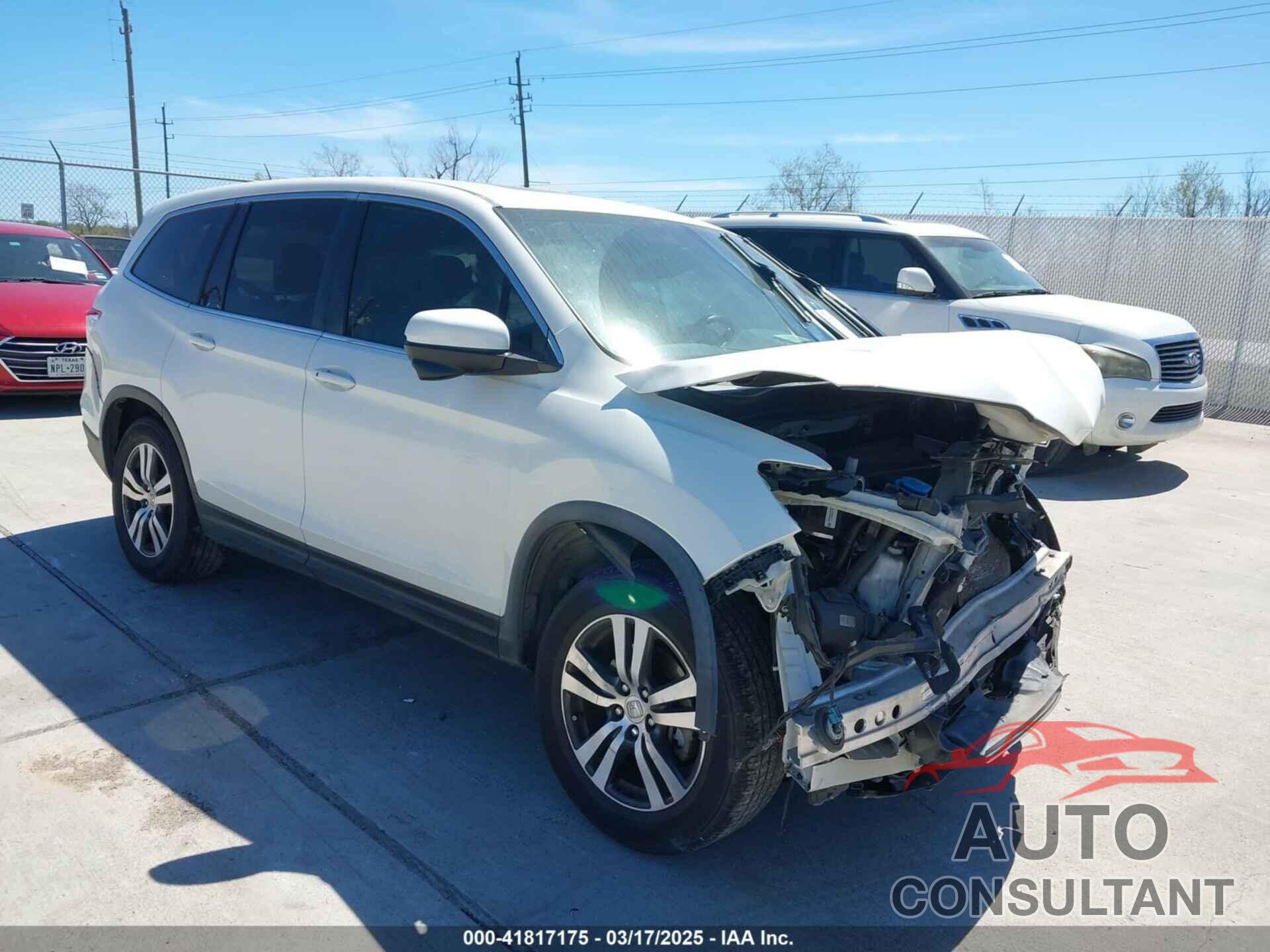 HONDA PILOT 2018 - 5FNYF5H5XJB022993