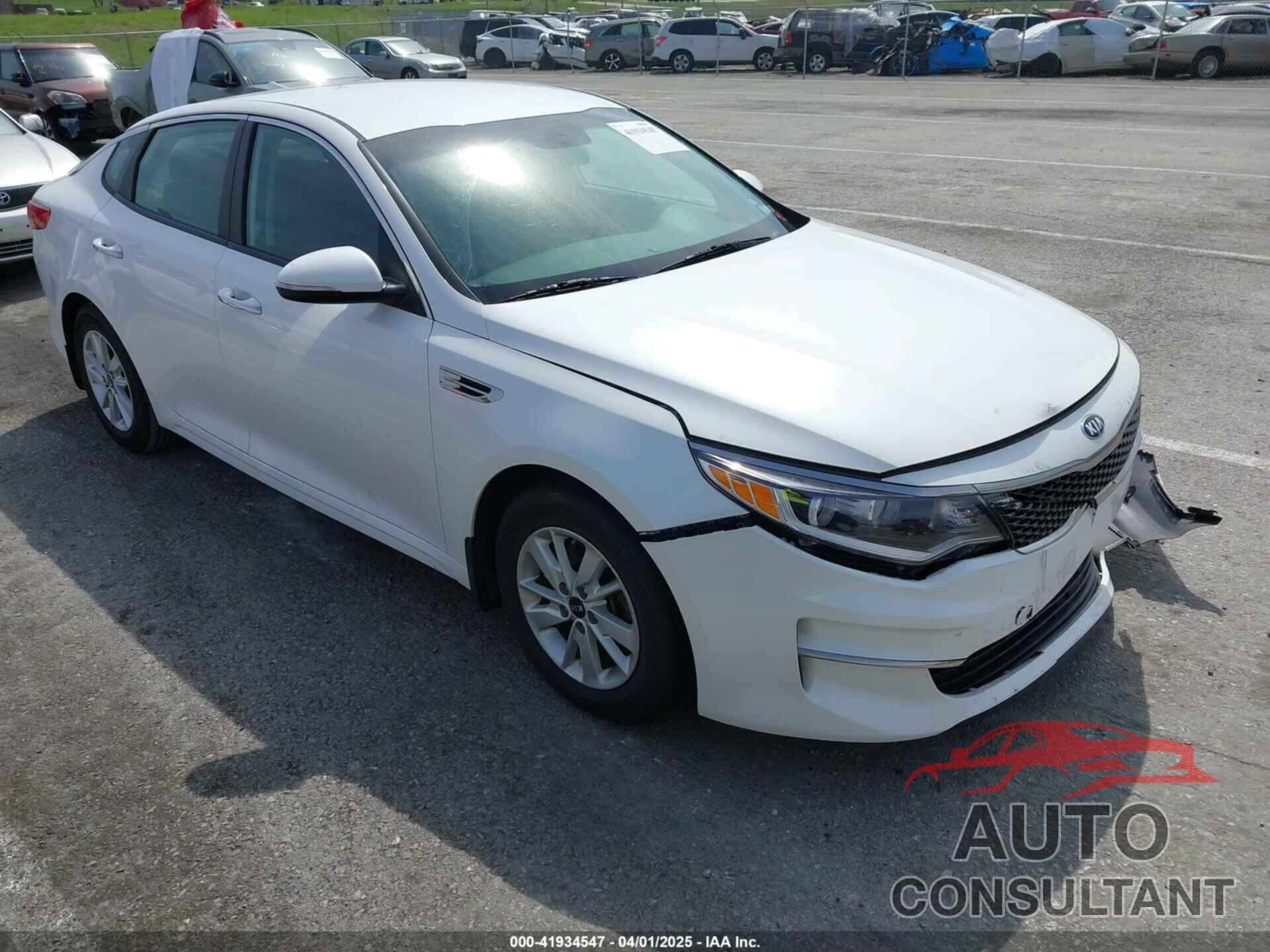 KIA OPTIMA 2016 - KNAGT4L34G5102639