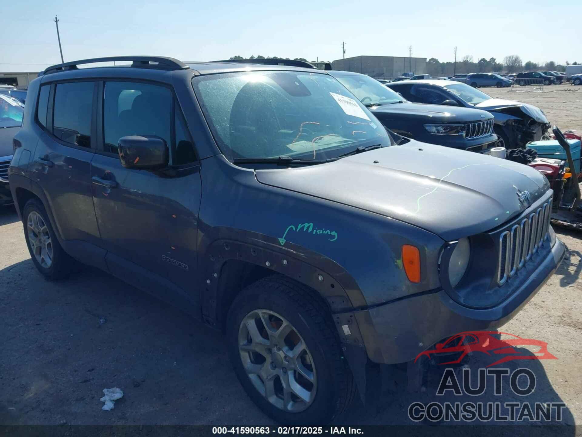 JEEP RENEGADE 2018 - ZACCJABB3JPH06633