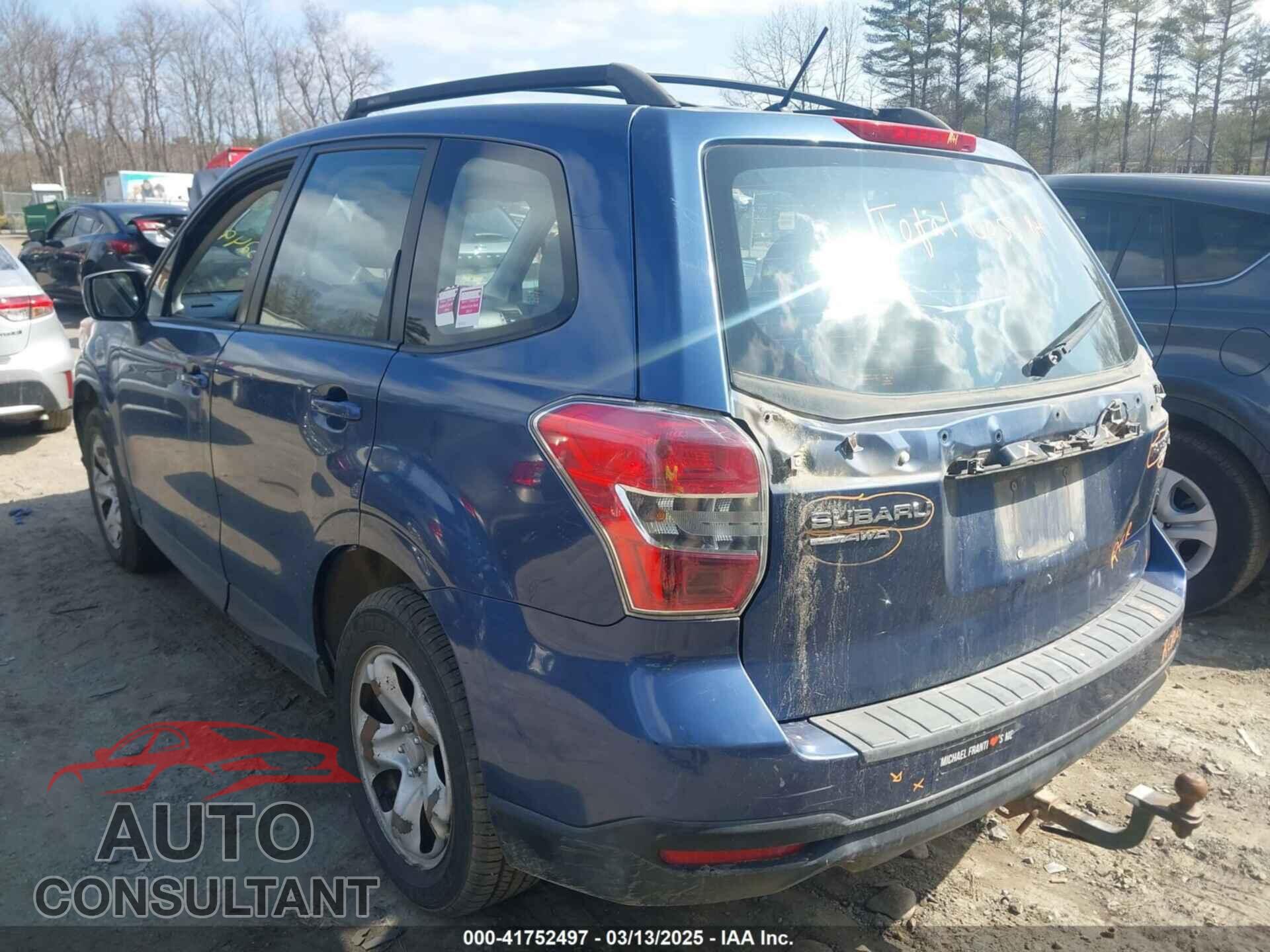 SUBARU FORESTER 2014 - JF2SJAAC2EH496112