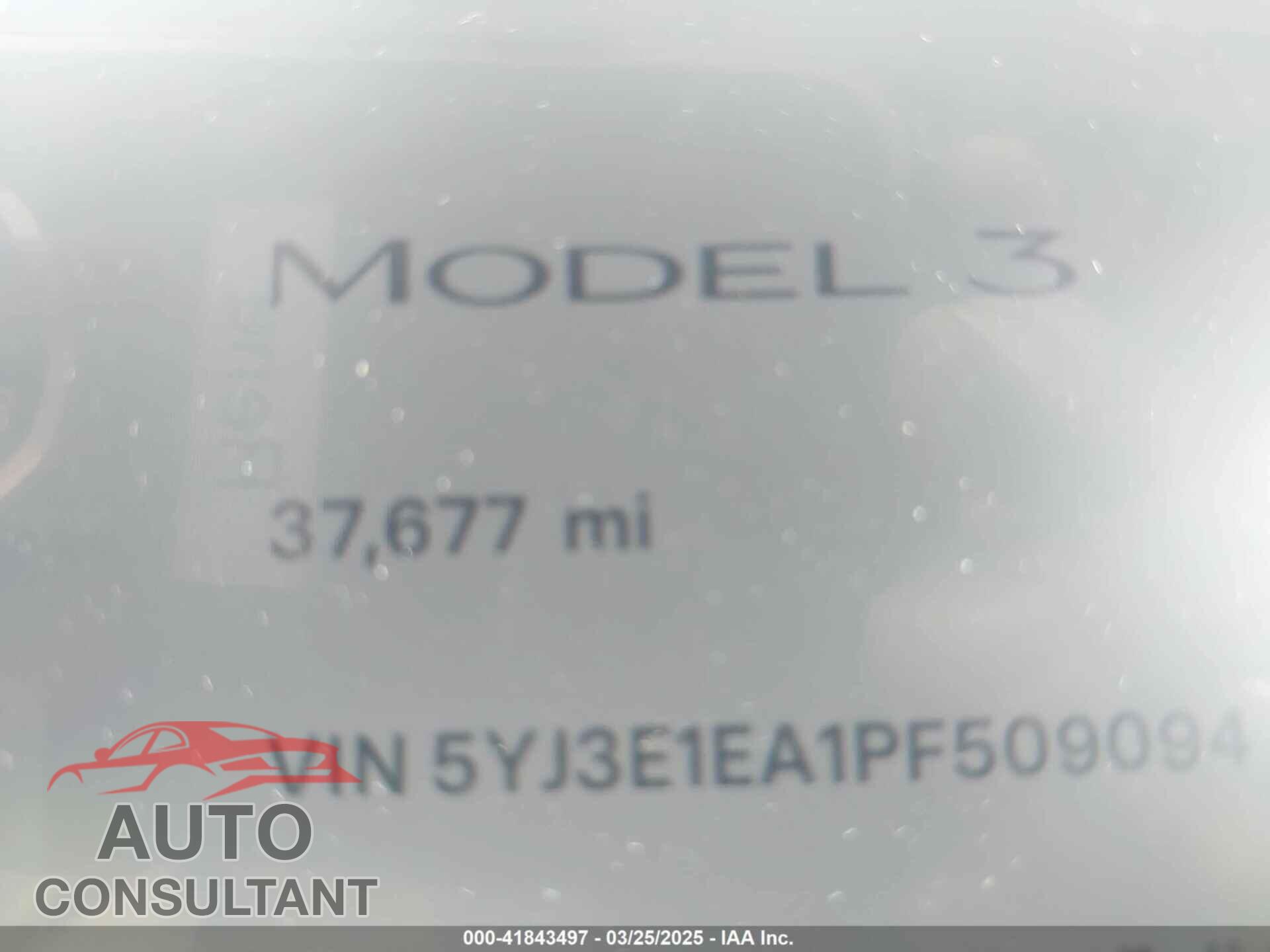 TESLA MODEL 3 2023 - 5YJ3E1EA1PF509094