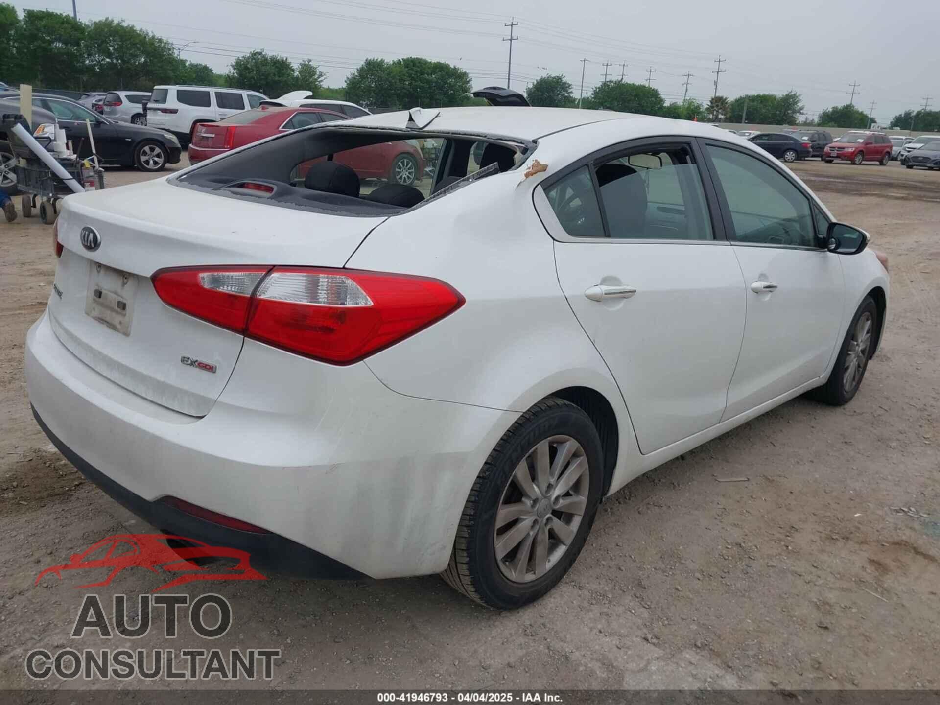 KIA FORTE 2014 - KNAFX4A86E5090988