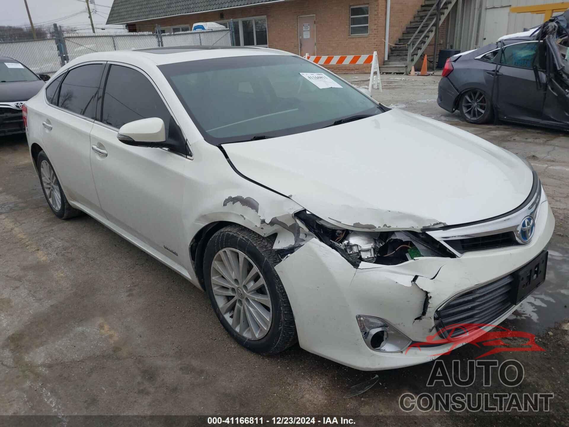 TOYOTA AVALON HYBRID 2014 - 4T1BD1EB2EU024387