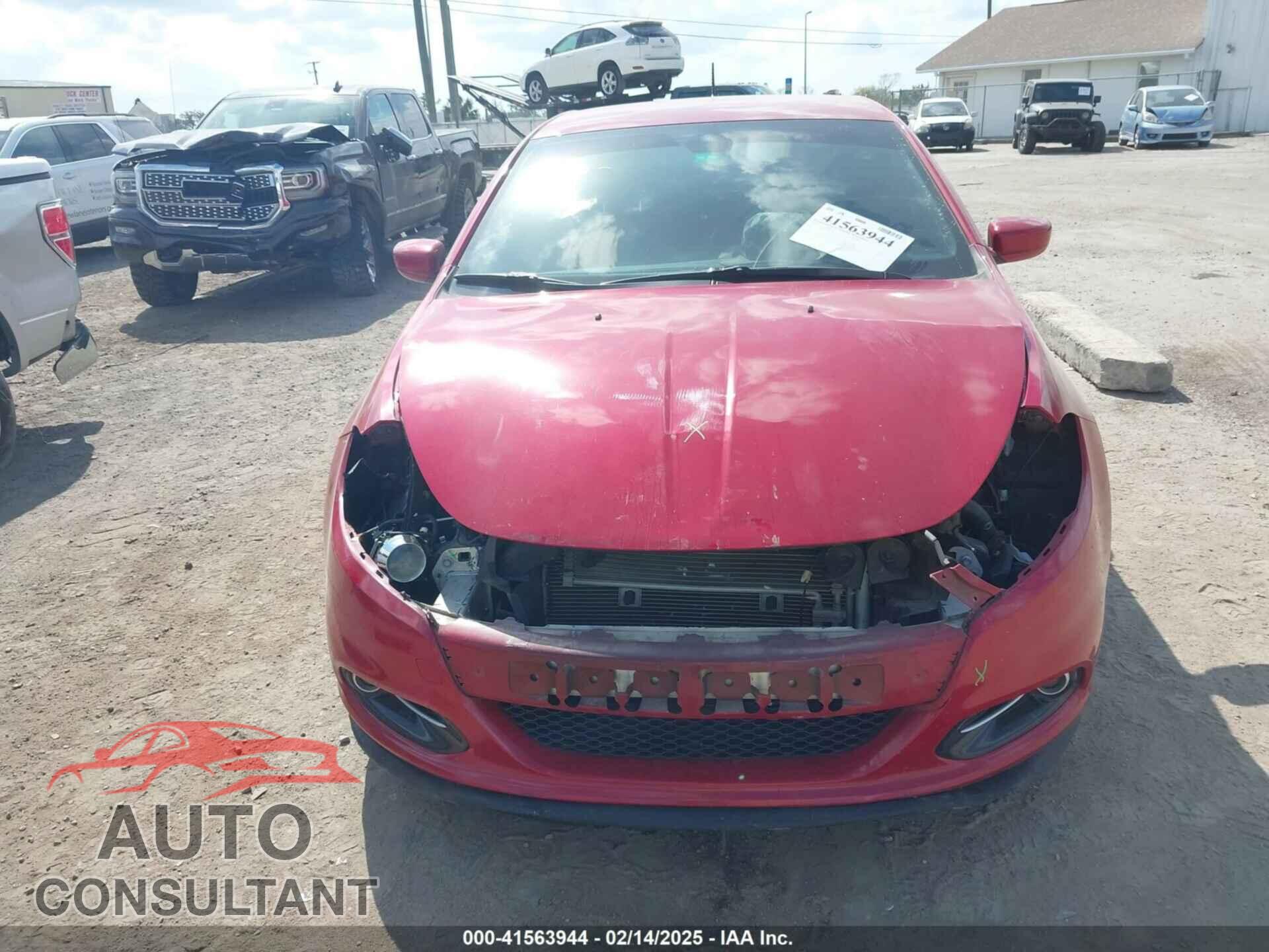 DODGE DART 2015 - 1C3CDFBB1FD415207