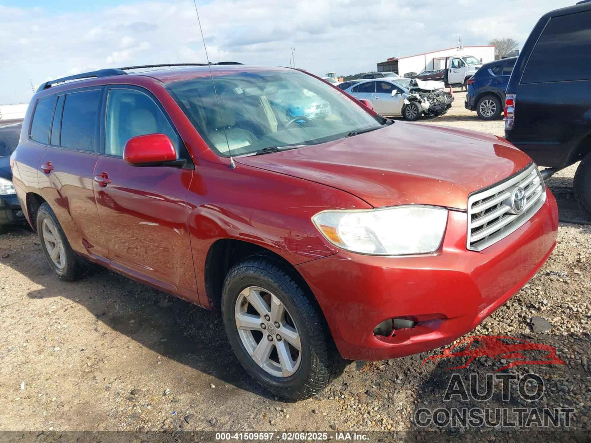 TOYOTA HIGHLANDER 2010 - 5TDZA3EH0AS002401