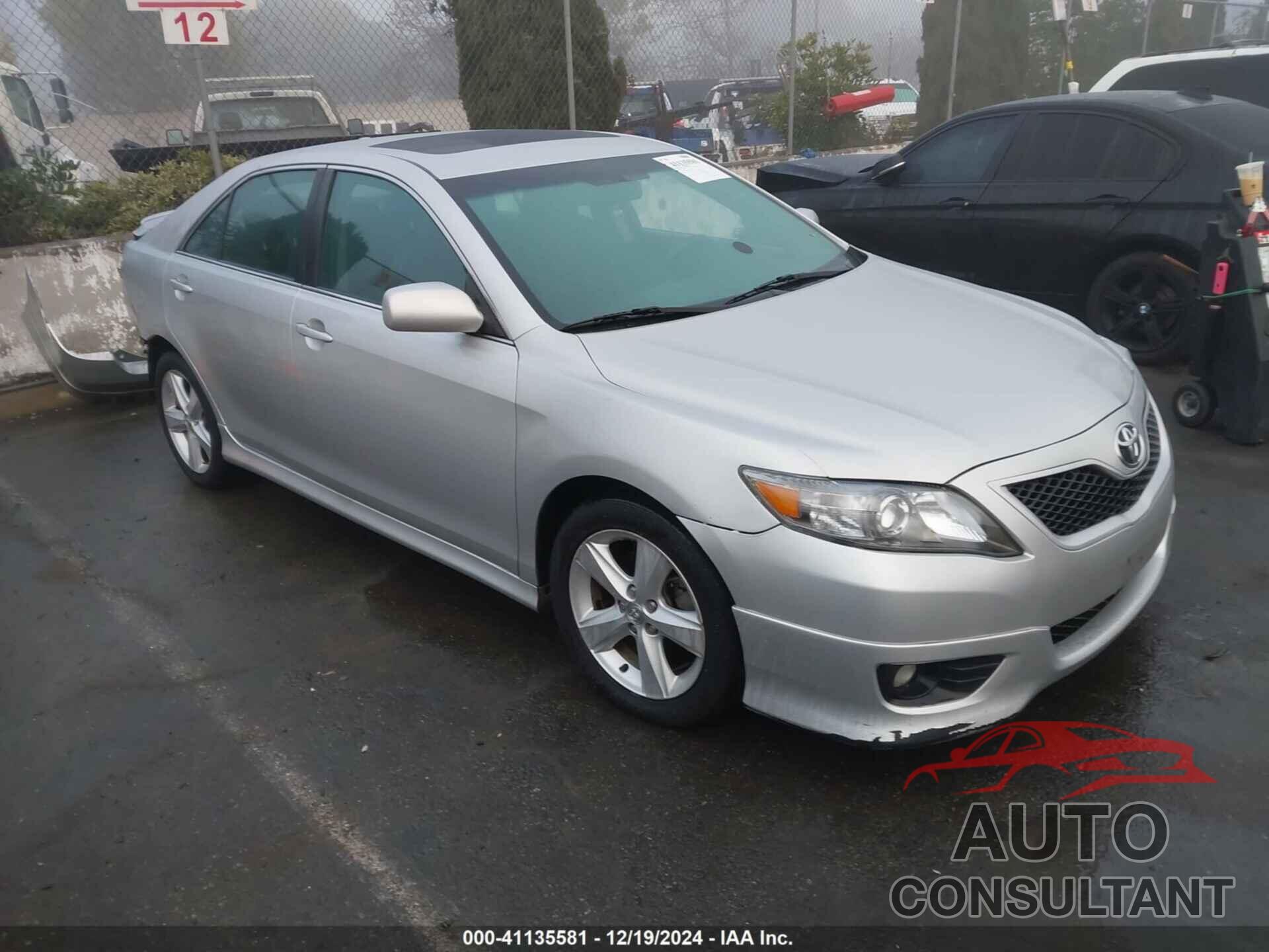 TOYOTA CAMRY 2011 - 4T1BF3EK8BU199356