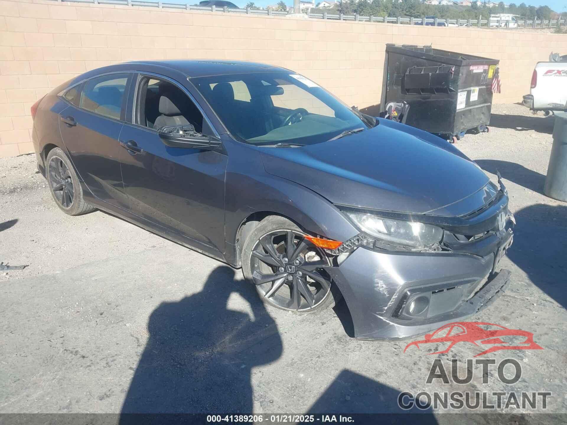HONDA CIVIC 2019 - 2HGFC2F89KH582447