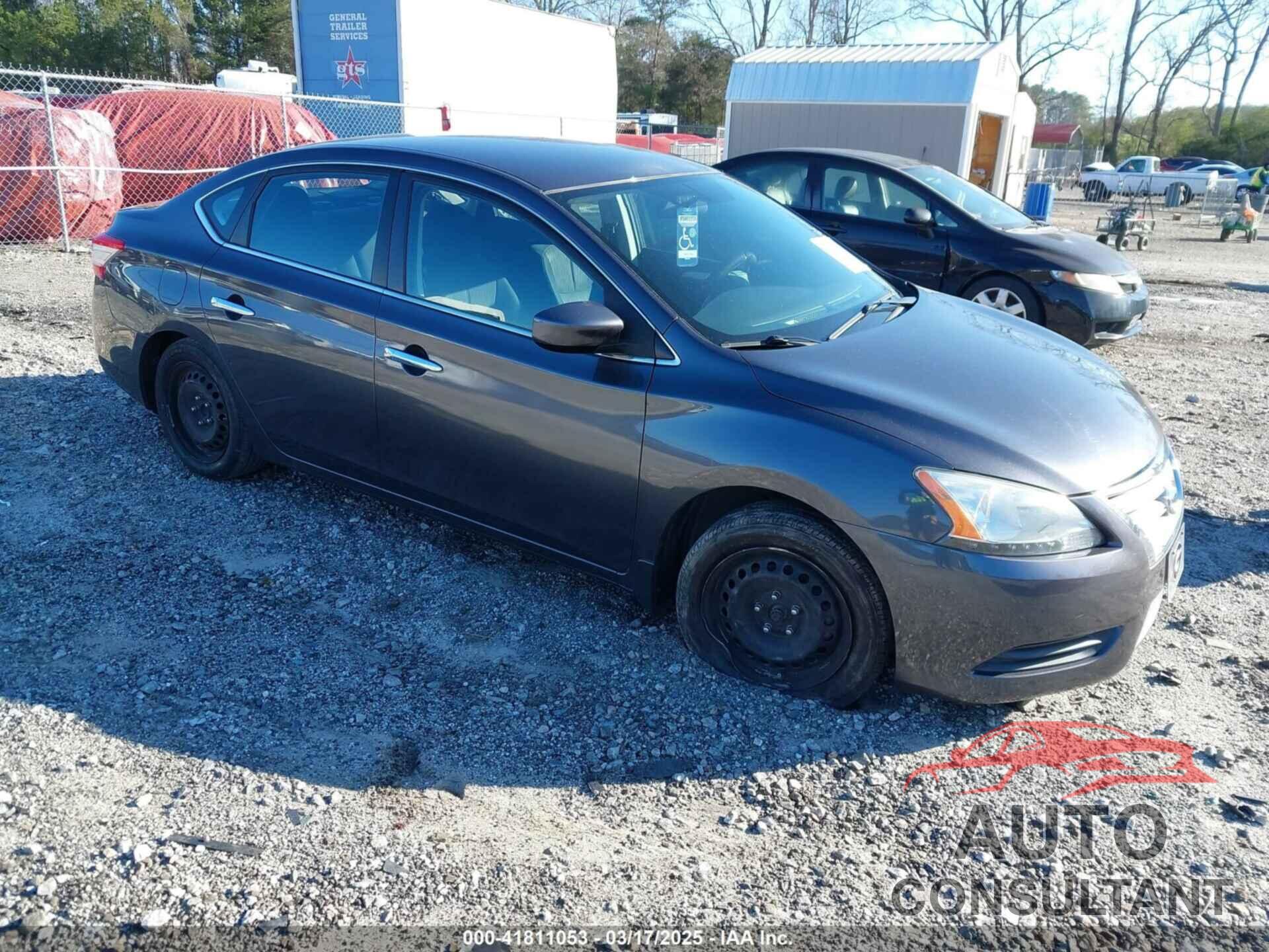 NISSAN SENTRA 2014 - 1N4AB7AP9EN853581