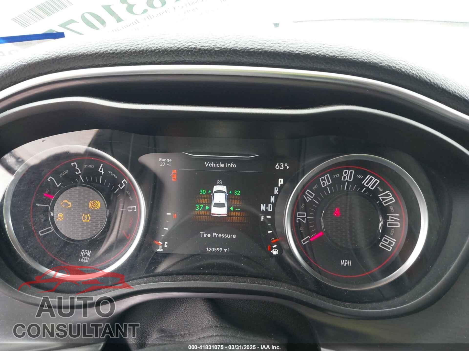 DODGE CHALLENGER 2017 - 2C3CDZAG2HH589064