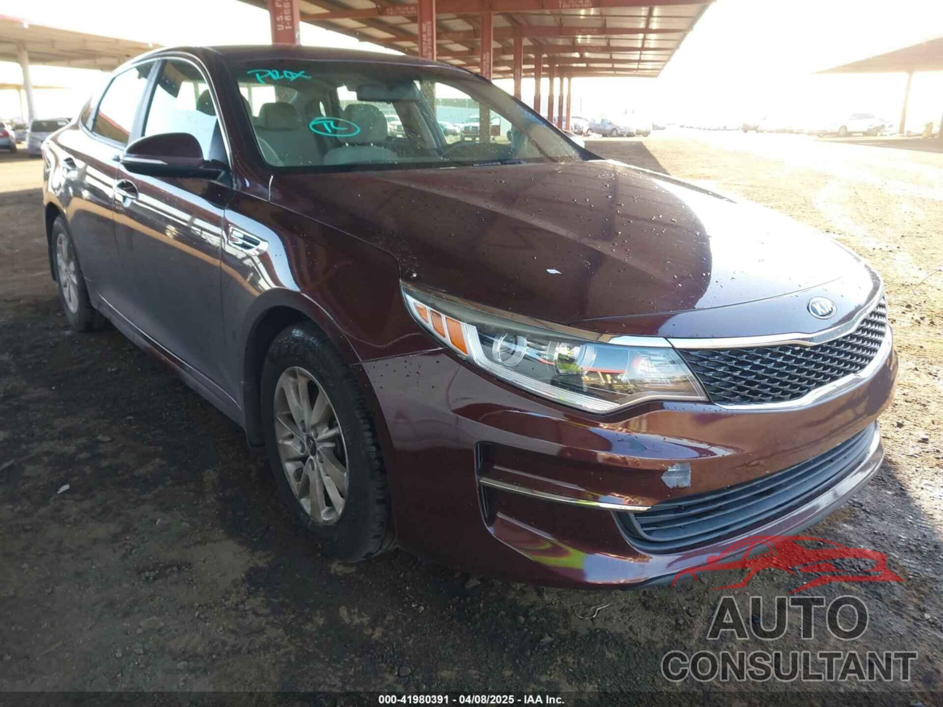 KIA OPTIMA 2016 - 5XXGT4L36GG022564