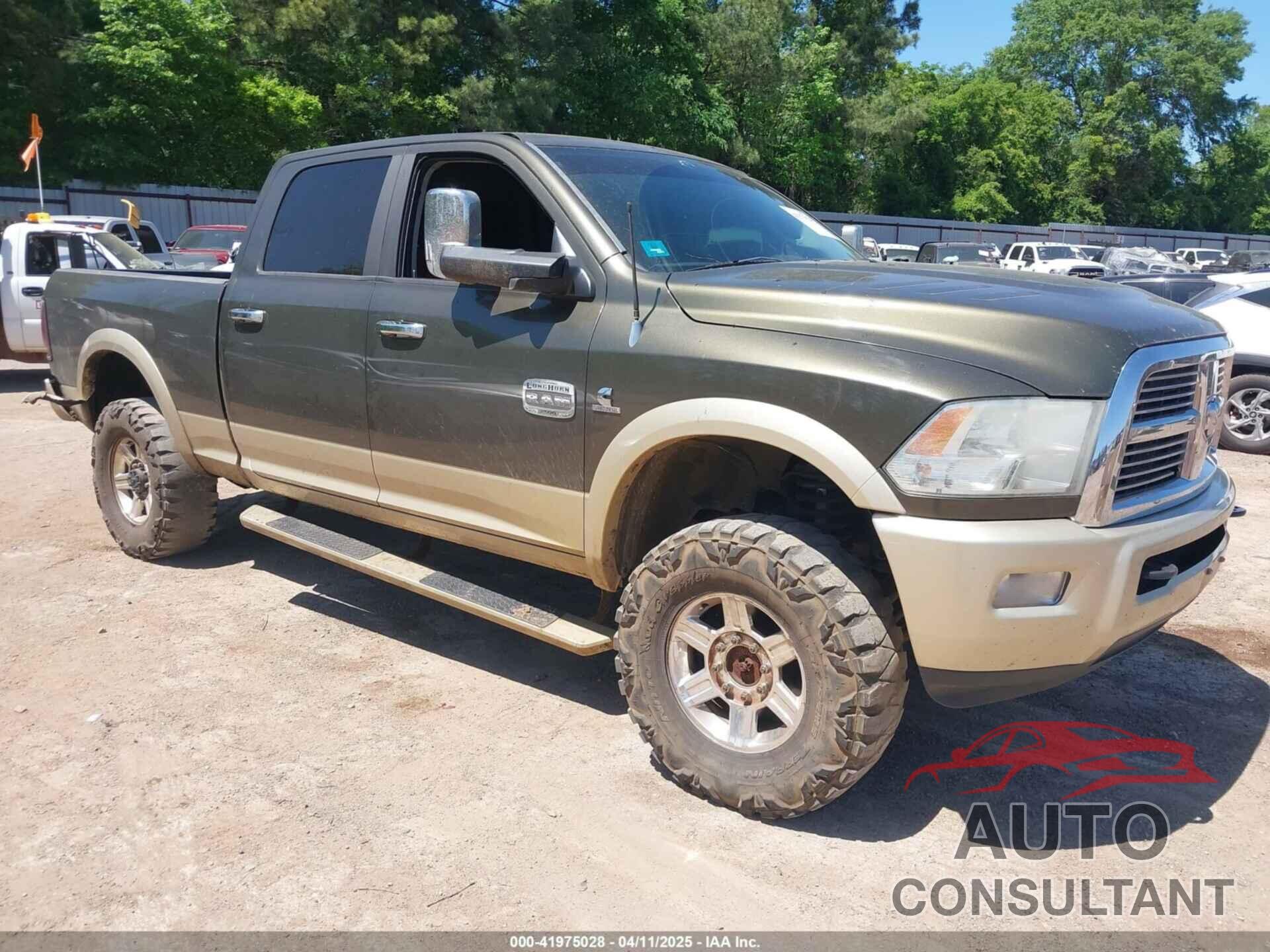 DODGE RAM 2500 2012 - 3C6UD5GL3CG108204