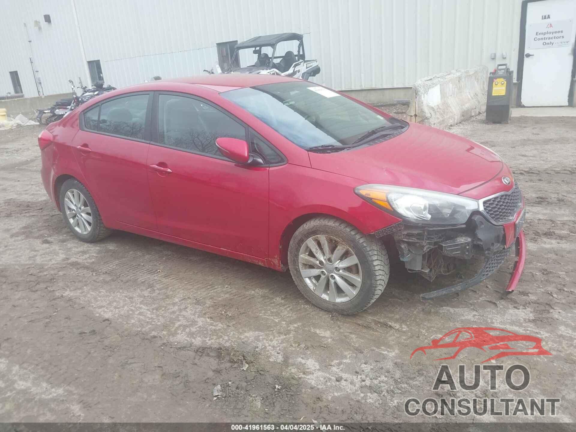 KIA FORTE 2016 - KNAFX4A64G5580203