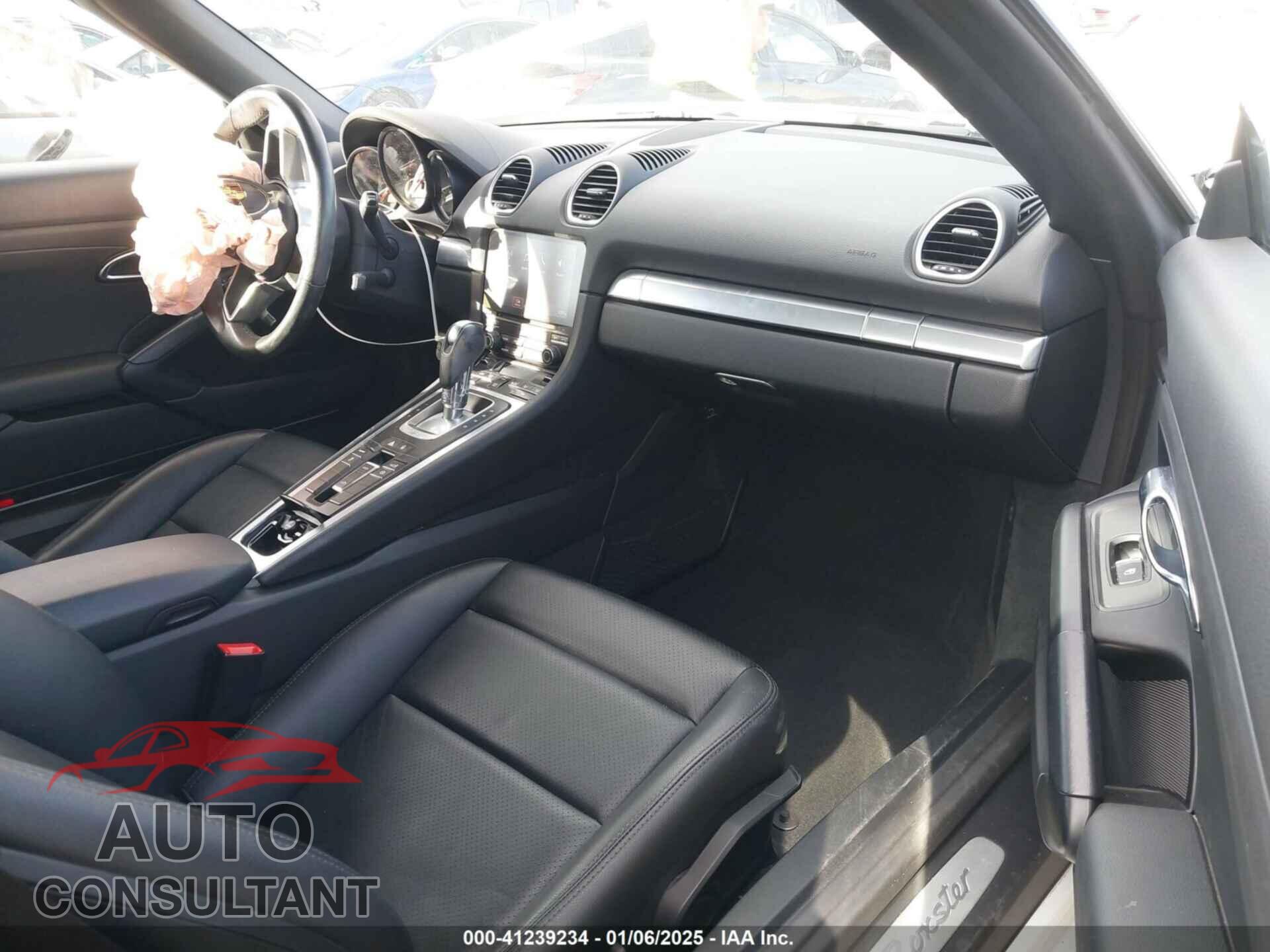 PORSCHE 718 BOXSTER 2017 - WP0CA2A84HS221210