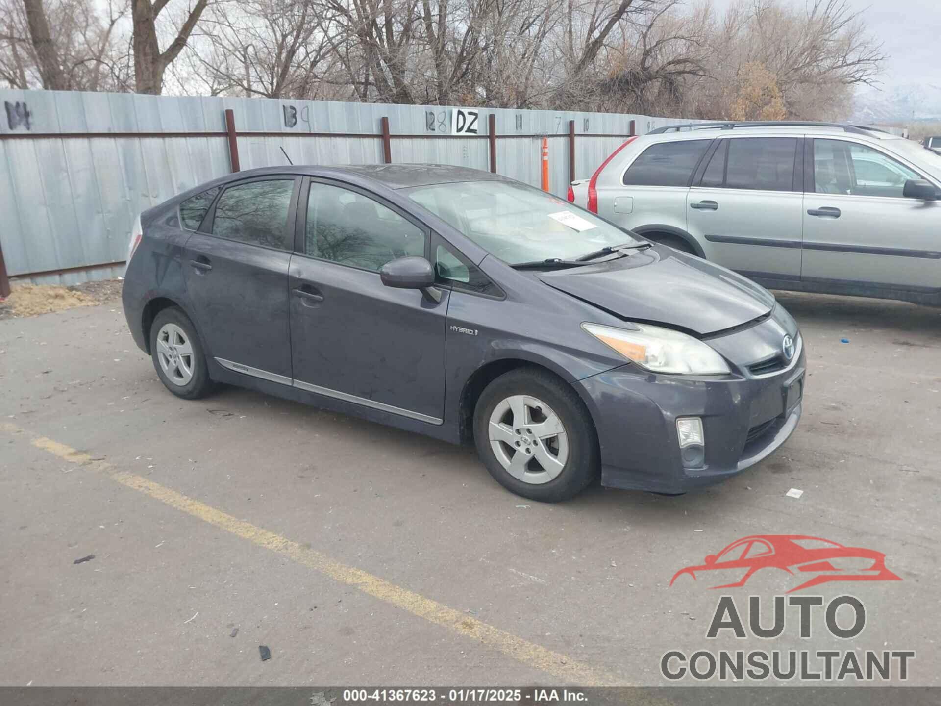 TOYOTA PRIUS 2011 - JTDKN3DU1B0316759
