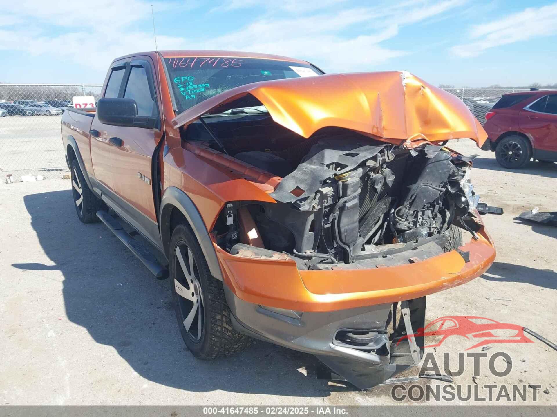 DODGE RAM 1500 2010 - 1D7RB1GT9AS171008