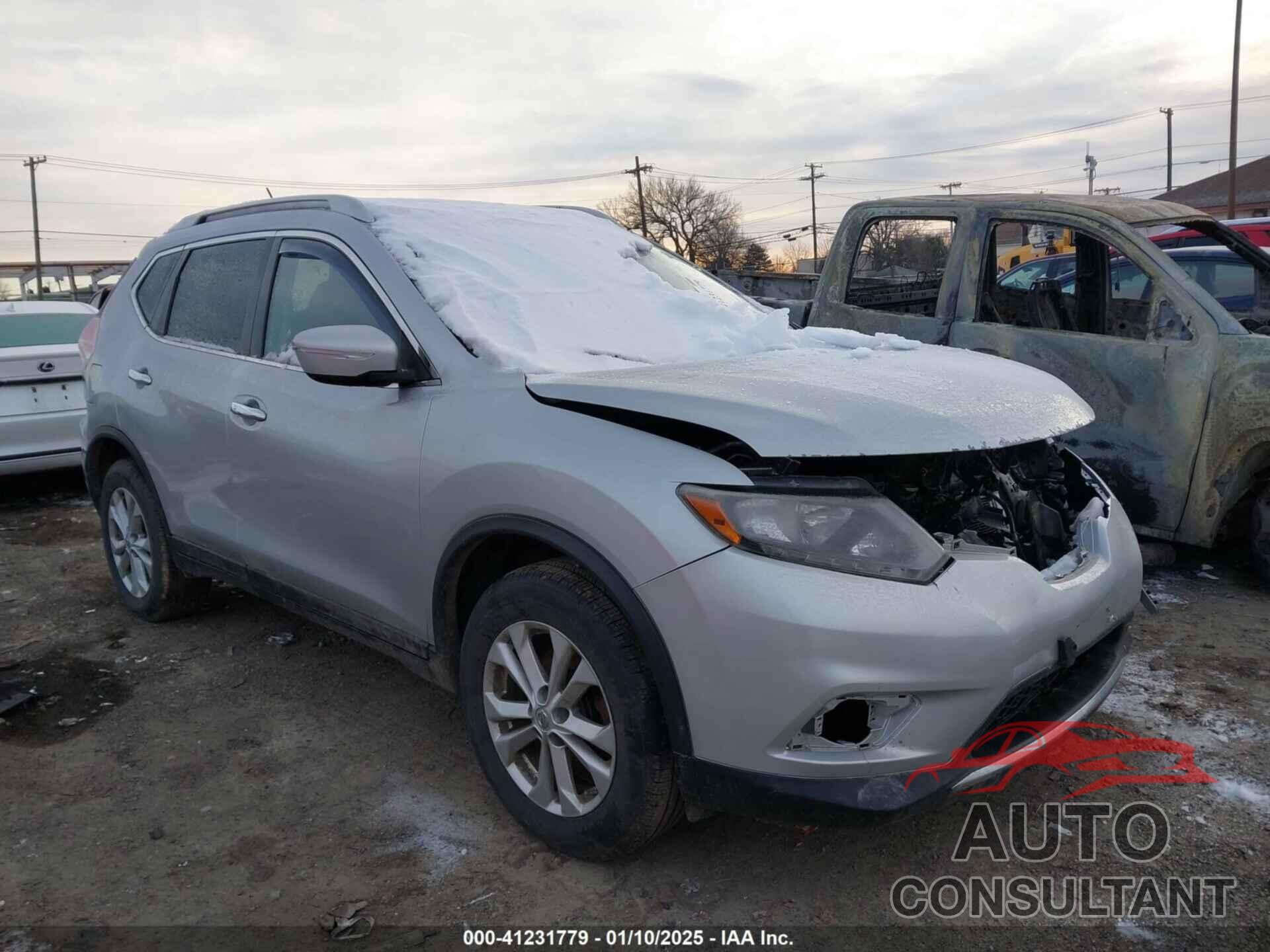 NISSAN ROGUE 2015 - KNMAT2MV0FP519918