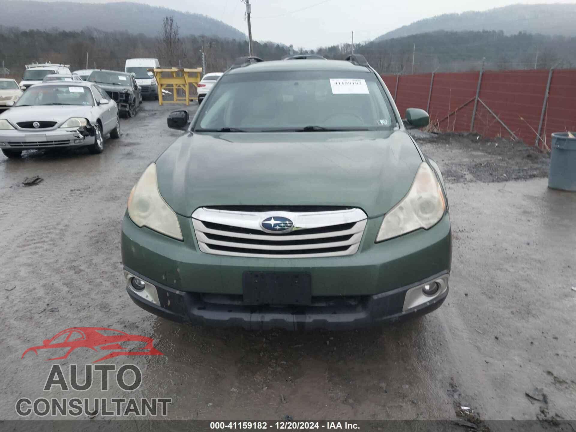 SUBARU OUTBACK 2010 - 4S4BRBCC8A3374867