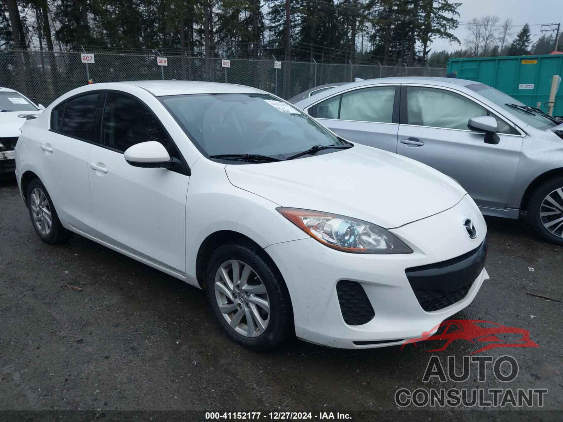 MAZDA MAZDA3 2012 - JM1BL1V88C1626379