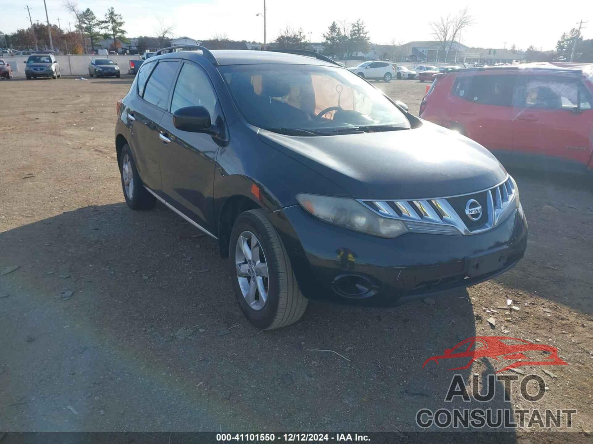 NISSAN MURANO 2009 - JN8AZ18WX9W112165