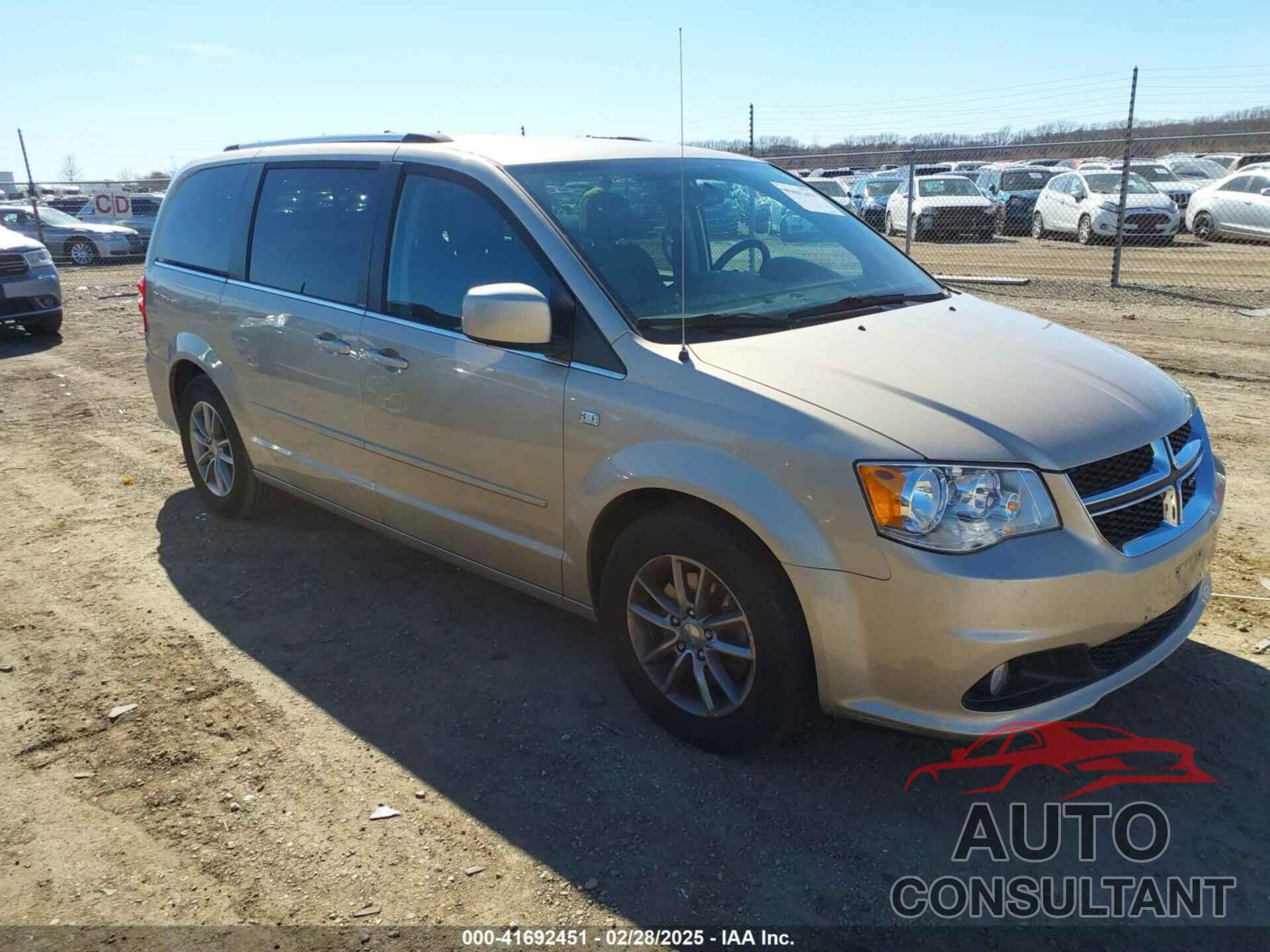 DODGE GRAND CARAVAN 2014 - 2C4RDGCG6ER339694