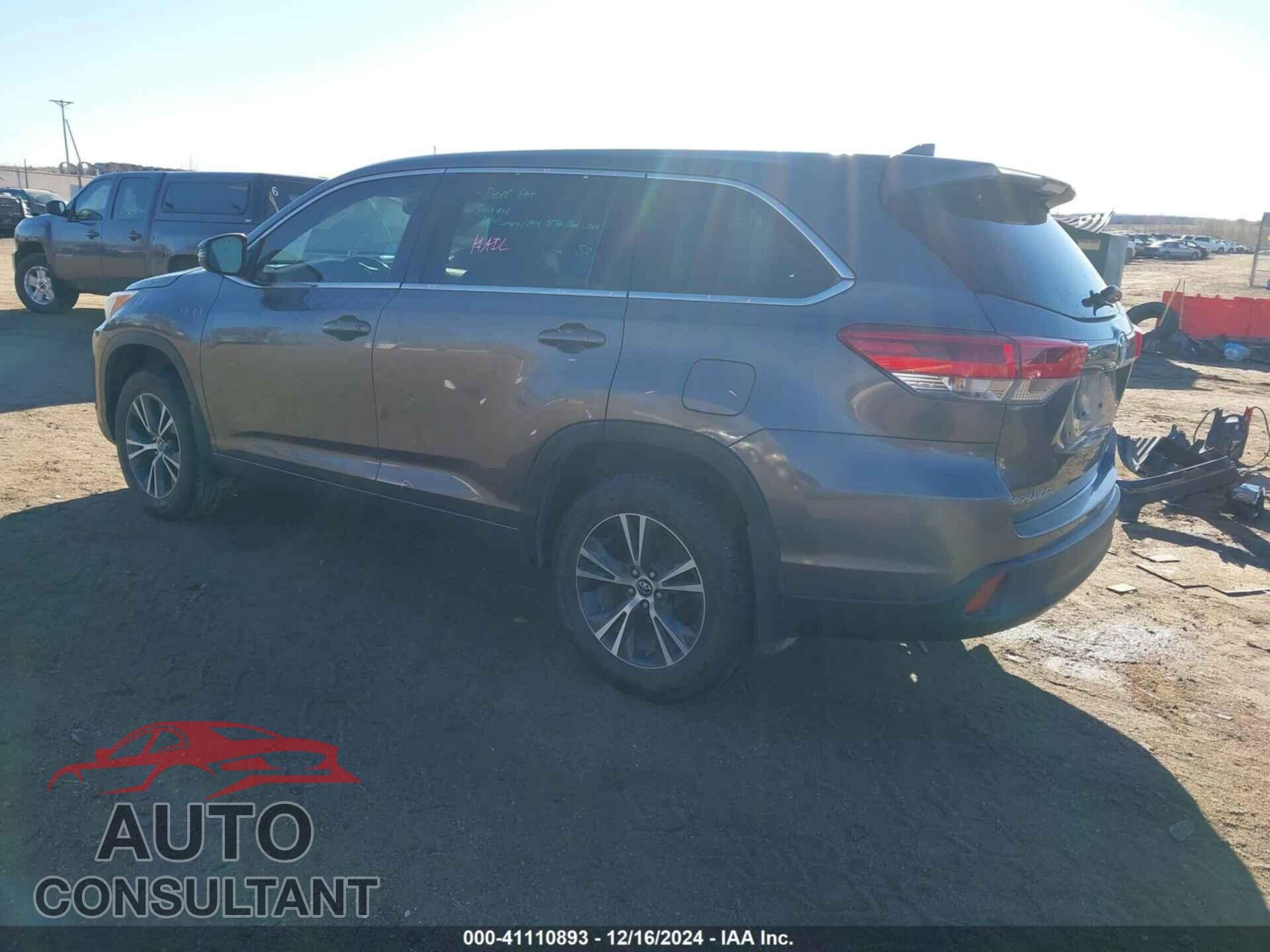 TOYOTA HIGHLANDER 2017 - 5TDBZRFH2HS426569
