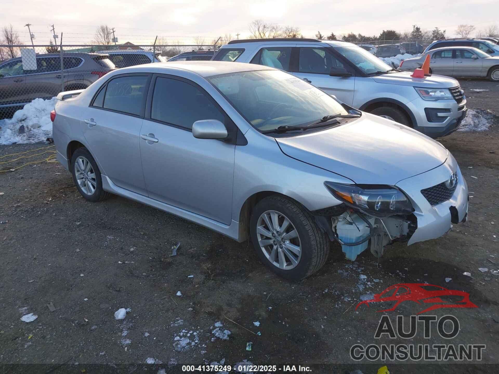 TOYOTA COROLLA 2009 - 1NXBU40EX9Z073507