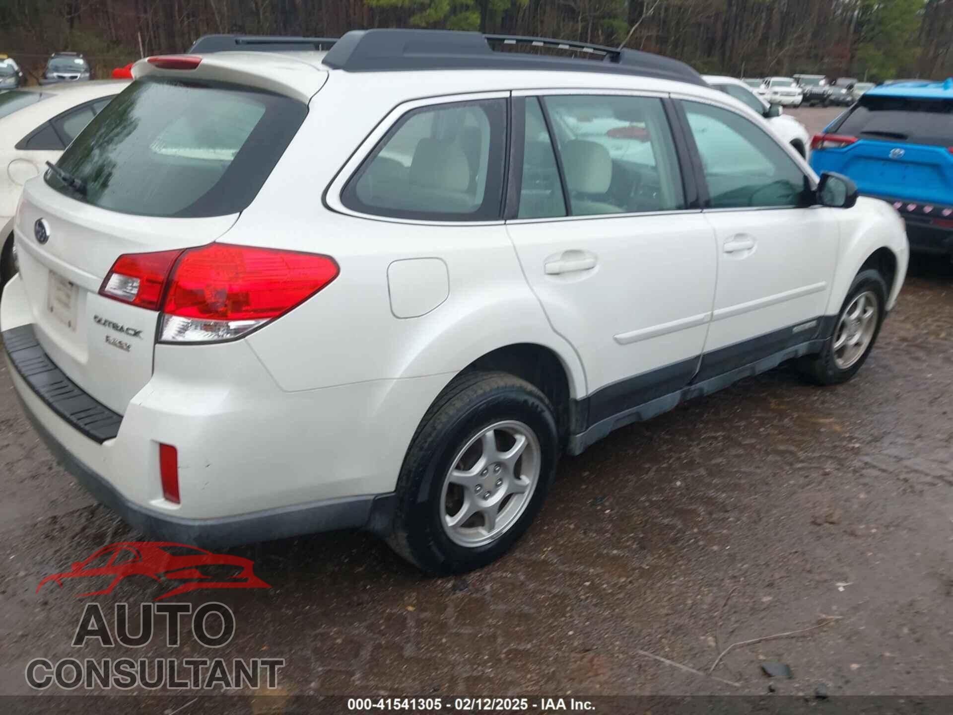 SUBARU OUTBACK 2011 - 4S4BRBAC9B3420954