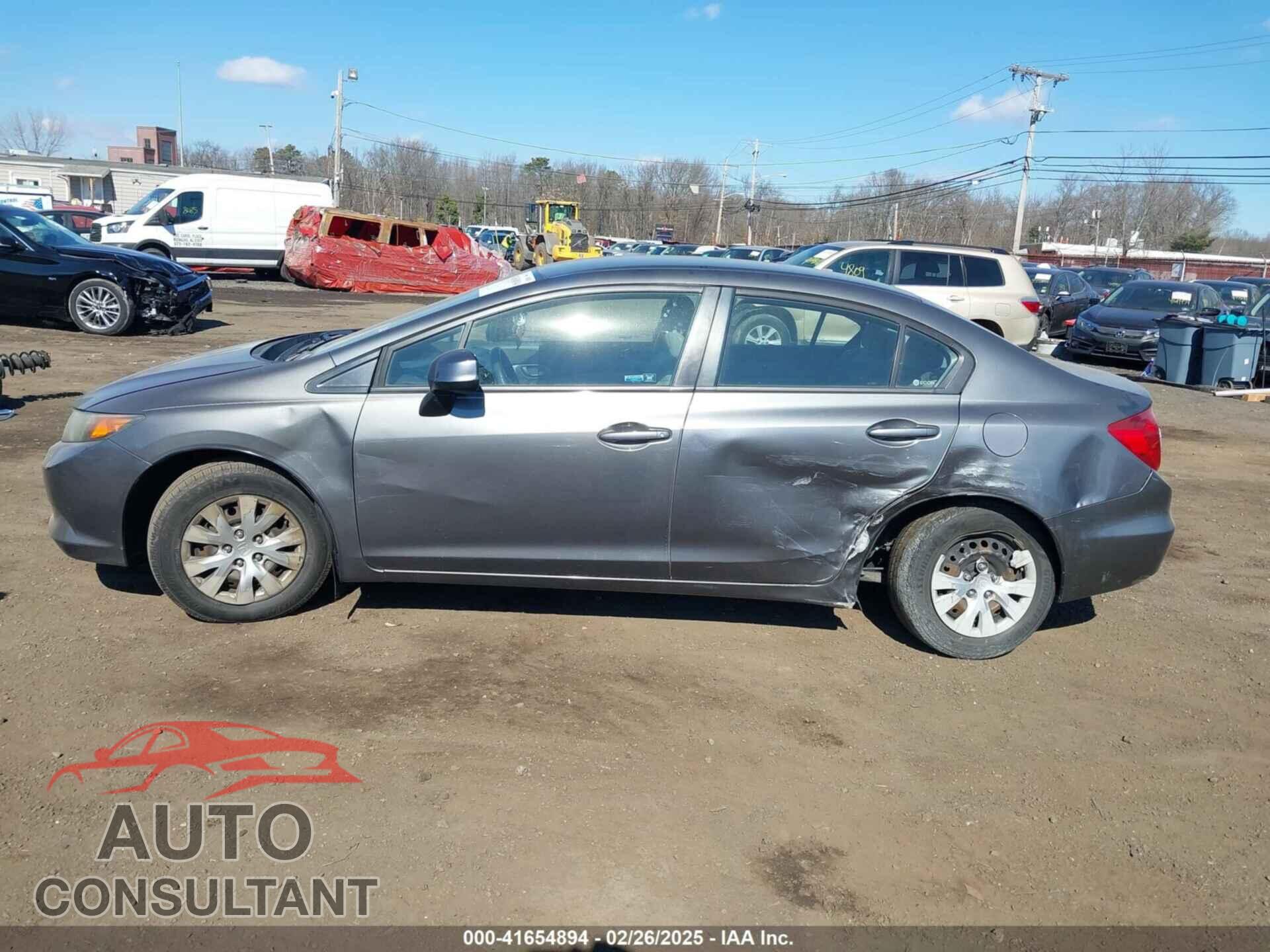 HONDA CIVIC 2012 - 19XFB2F52CE329264
