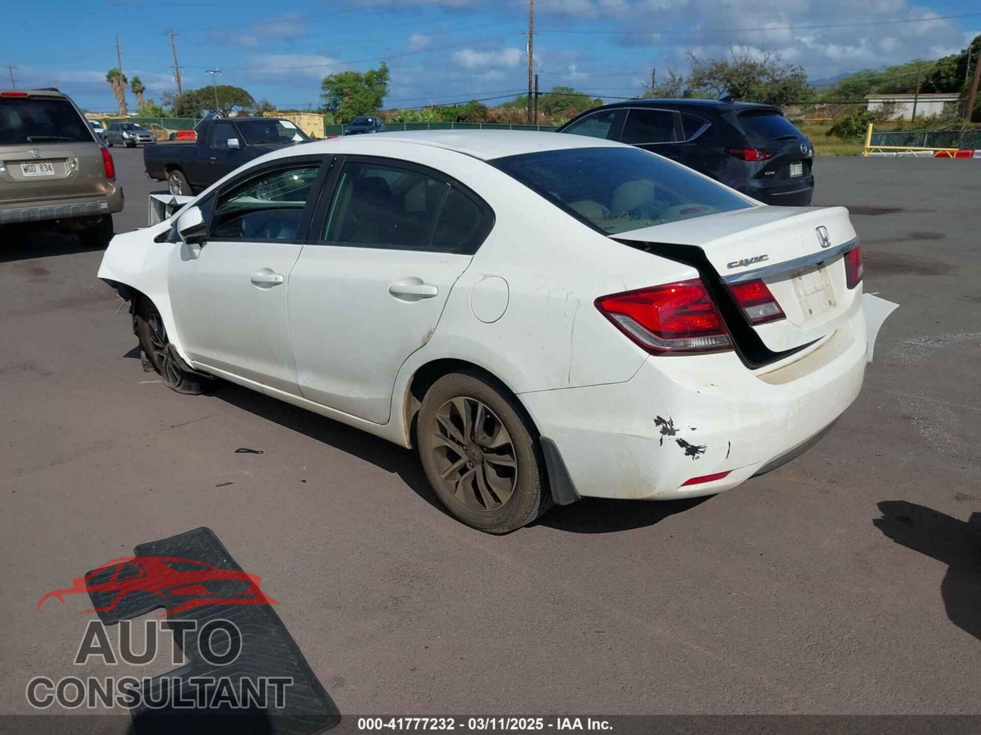 HONDA CIVIC 2013 - 2HGFB2F85DH512207