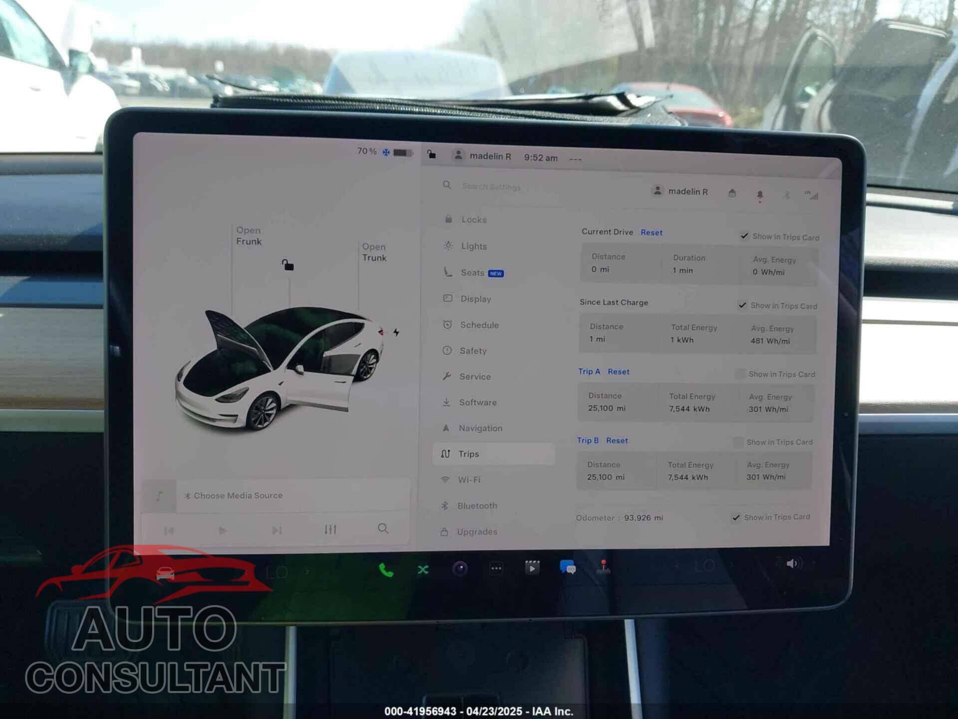 TESLA MODEL 3 2019 - 5YJ3E1EA0KF402451