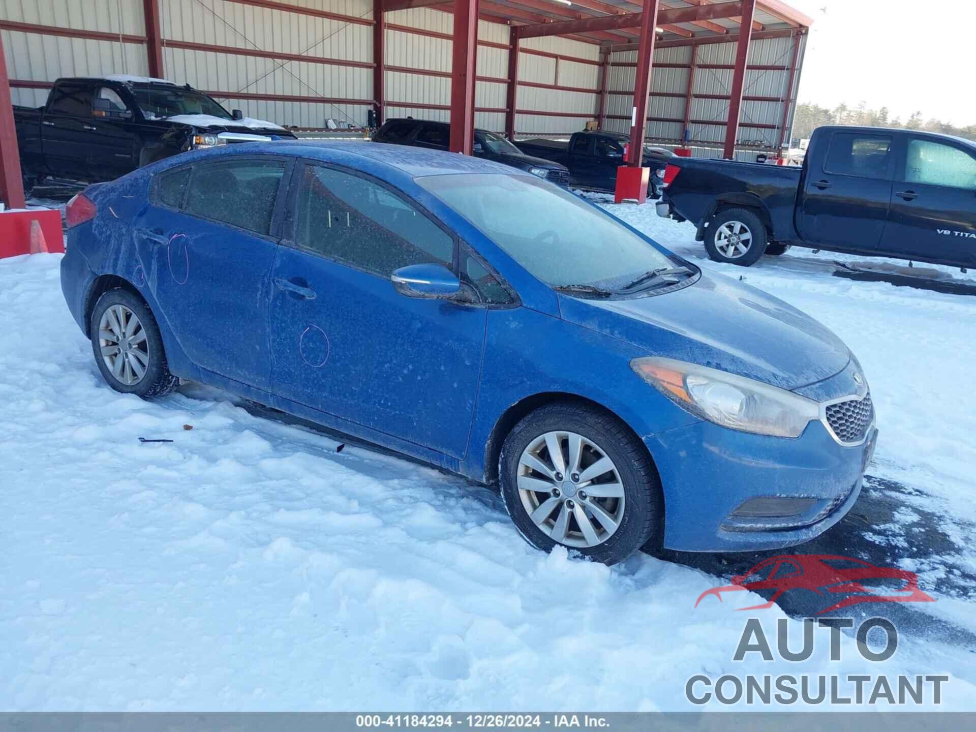 KIA FORTE 2014 - KNAFX4A69E5235245