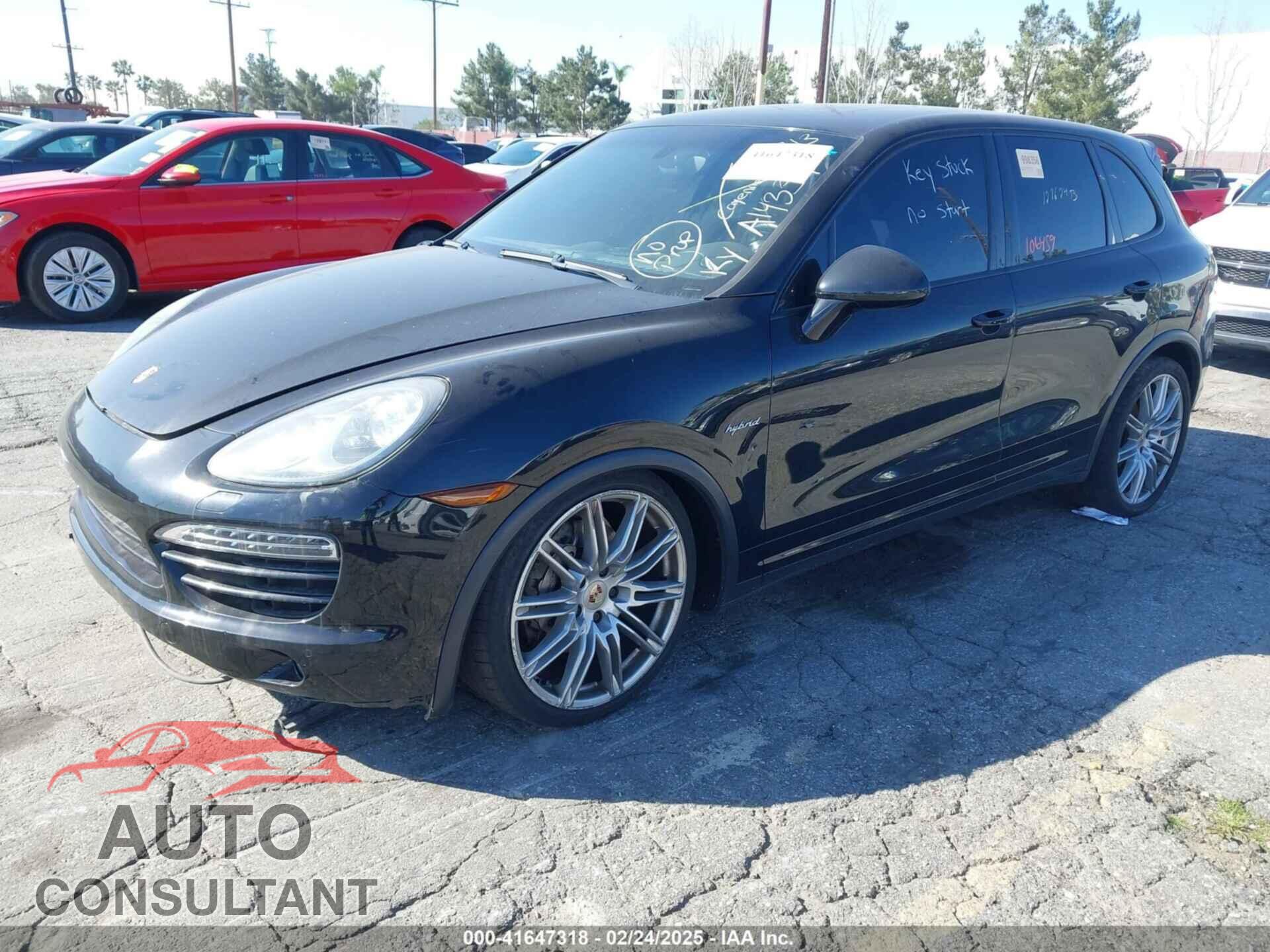 PORSCHE CAYENNE HYBRID 2013 - WP1AE2A22DLA14339