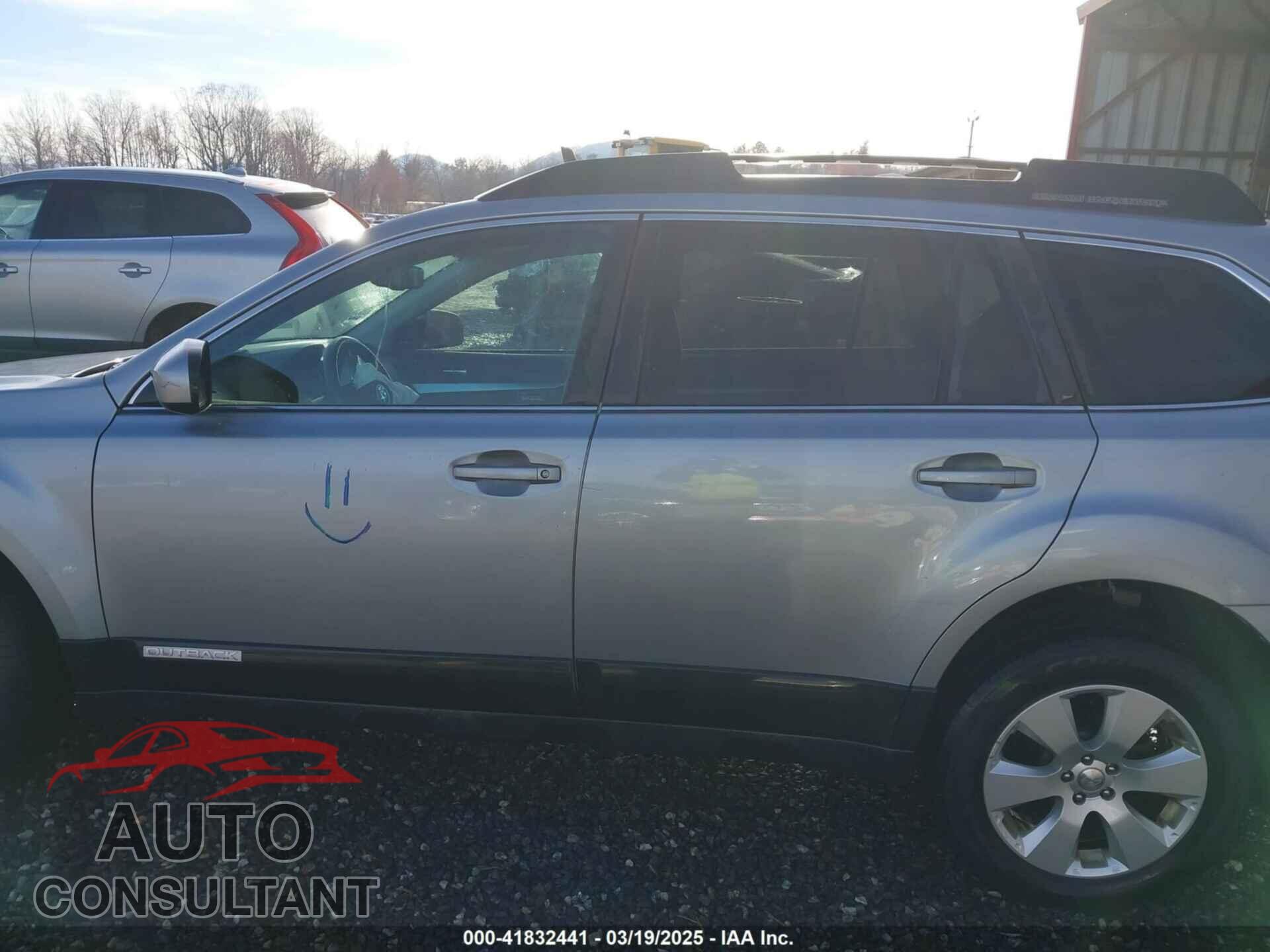 SUBARU OUTBACK 2011 - 4S4BRBCC4B3310889