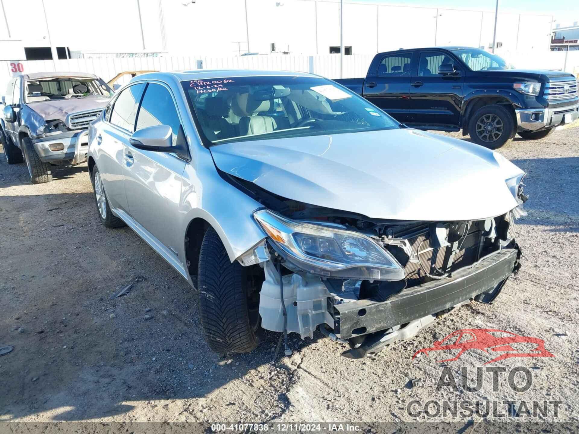 TOYOTA AVALON HYBRID 2013 - 4T1BD1EBXDU010476