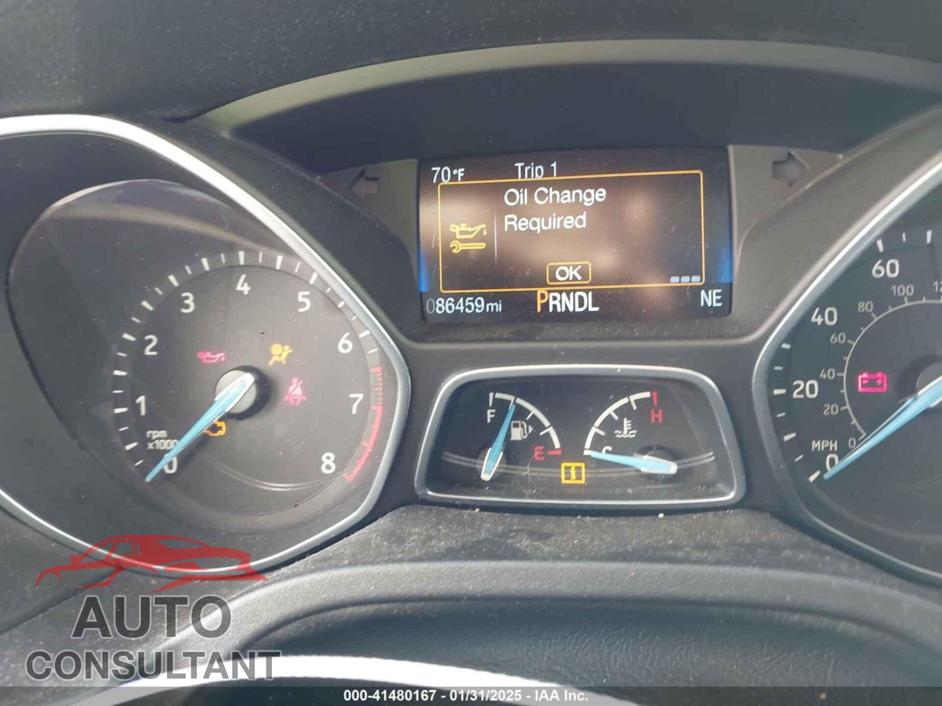 FORD FOCUS 2017 - 1FADP3F2XHL312253