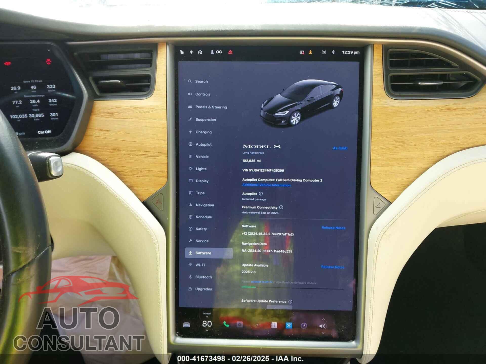 TESLA MODEL S 2021 - 5YJSA1E24MF426299