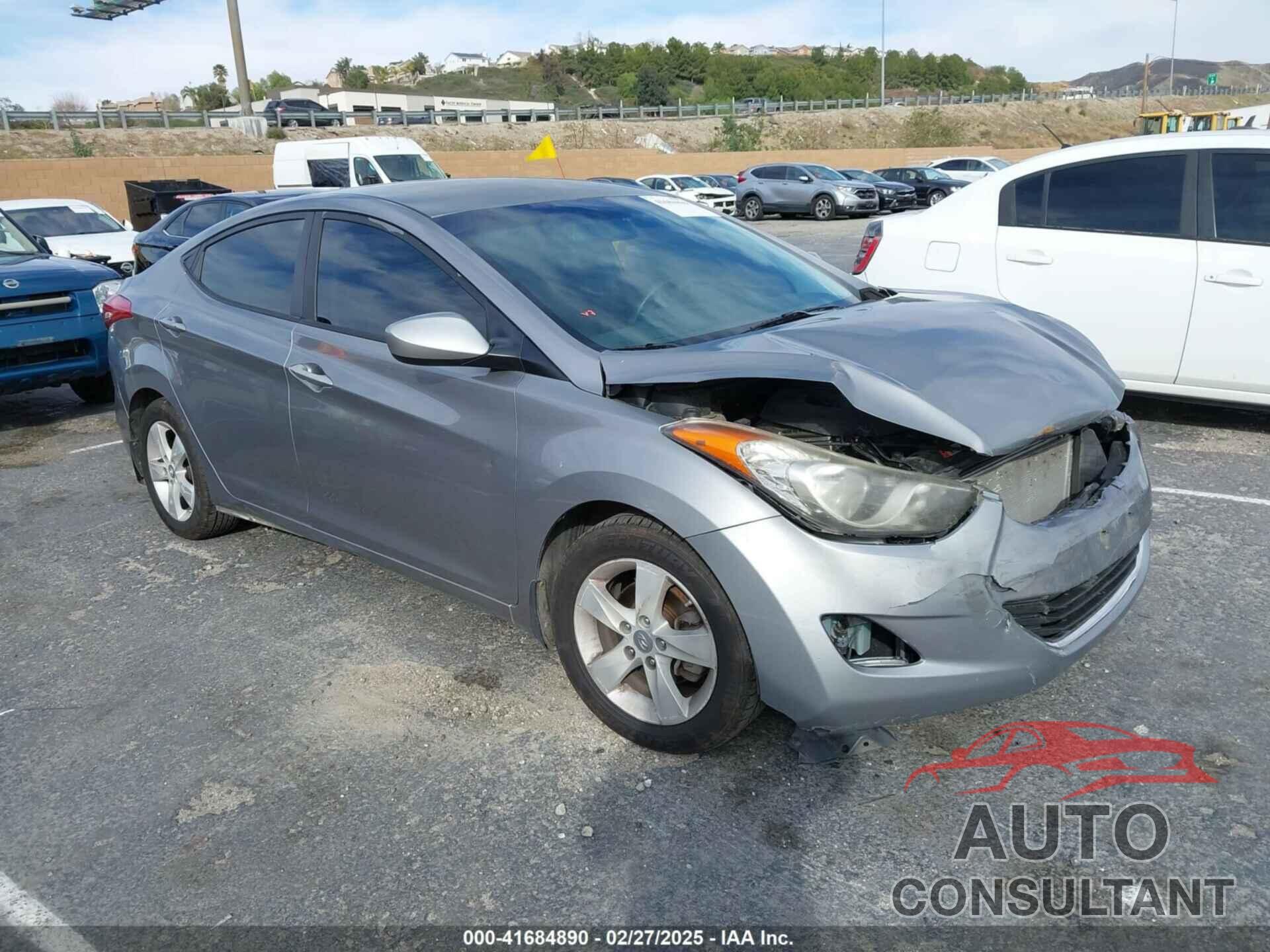 HYUNDAI ELANTRA 2013 - KMHDH4AE0DU891381