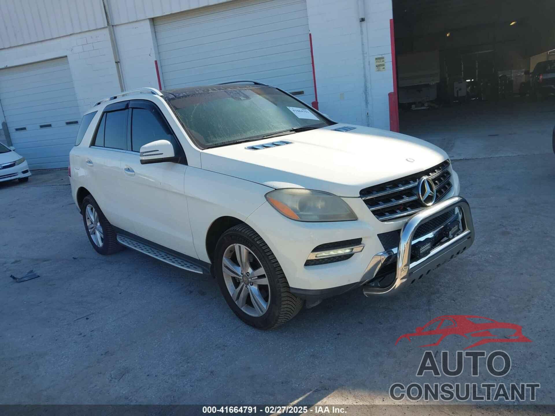 MERCEDES-BENZ ML 350 BLUETEC 2012 - 4JGDA2EB7CA003962