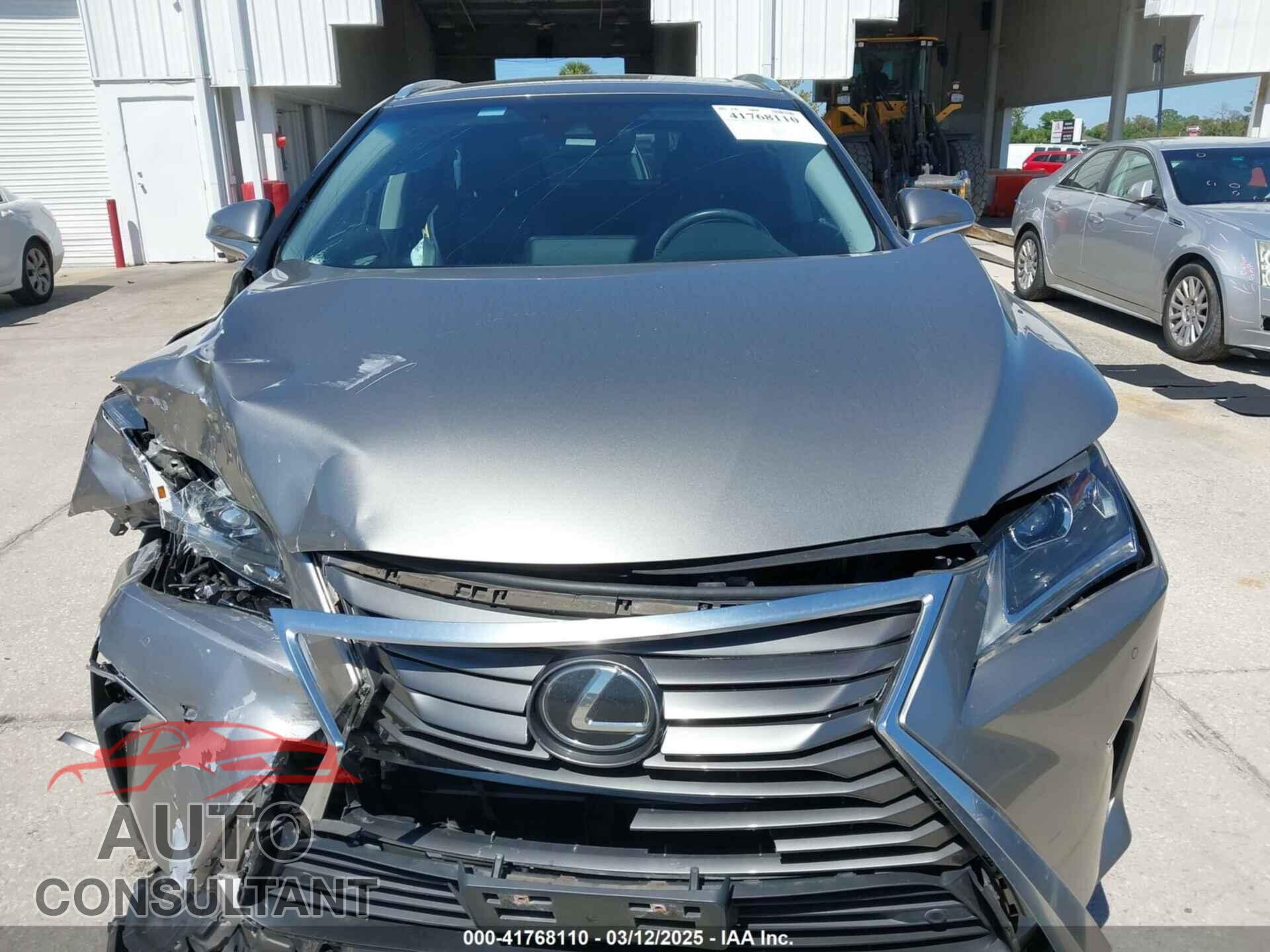 LEXUS RX 350 2017 - 2T2BZMCA7HC109451