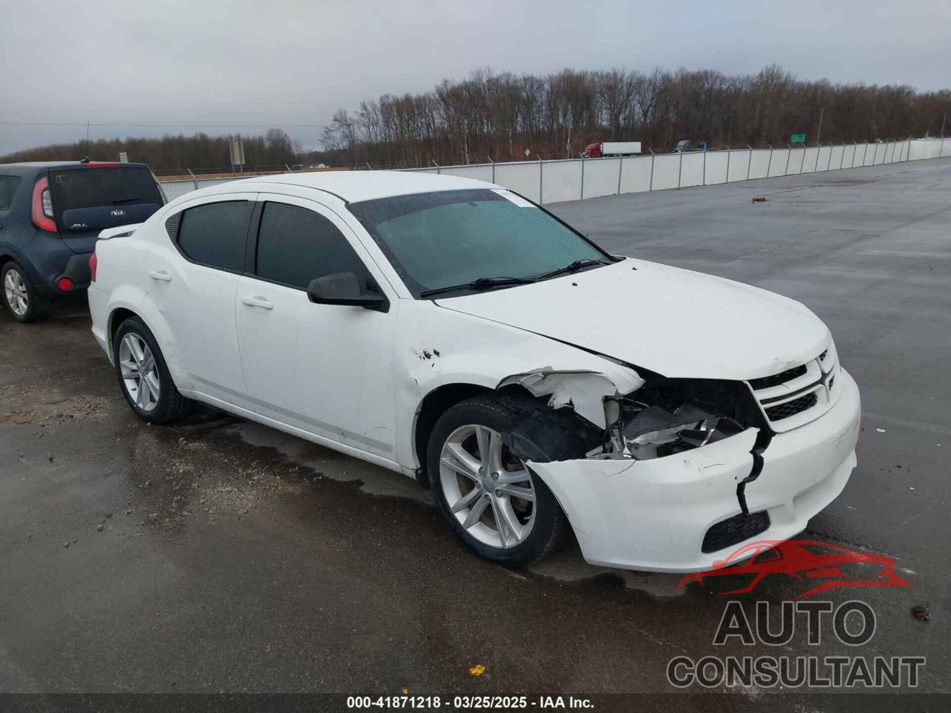 DODGE AVENGER 2013 - 1C3CDZAG7DN769576