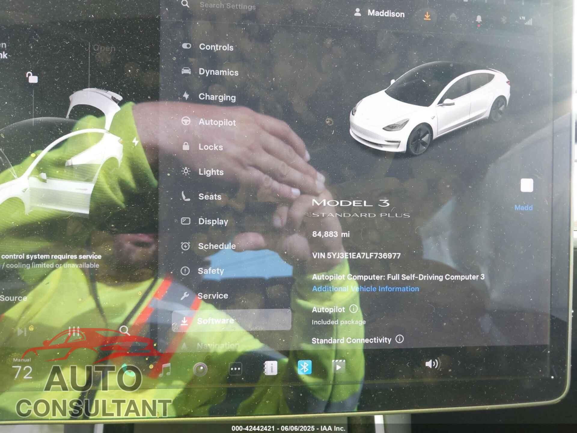 TESLA MODEL 3 2020 - 5YJ3E1EA7LF736977