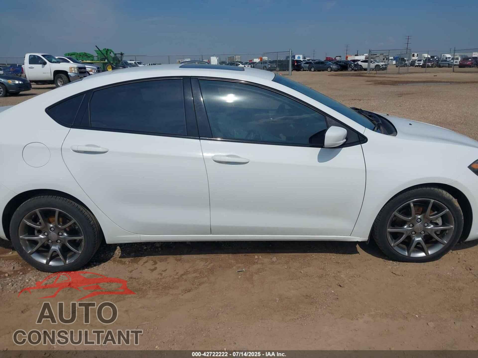 DODGE DART 2015 - 1C3CDFBB7FD132116