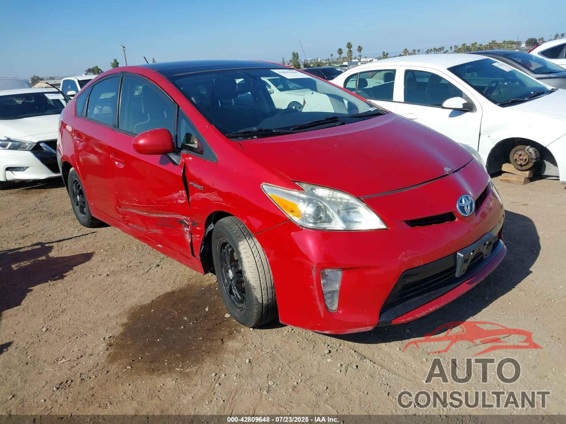 TOYOTA PRIUS 2014 - JTDKN3DU2E1813687